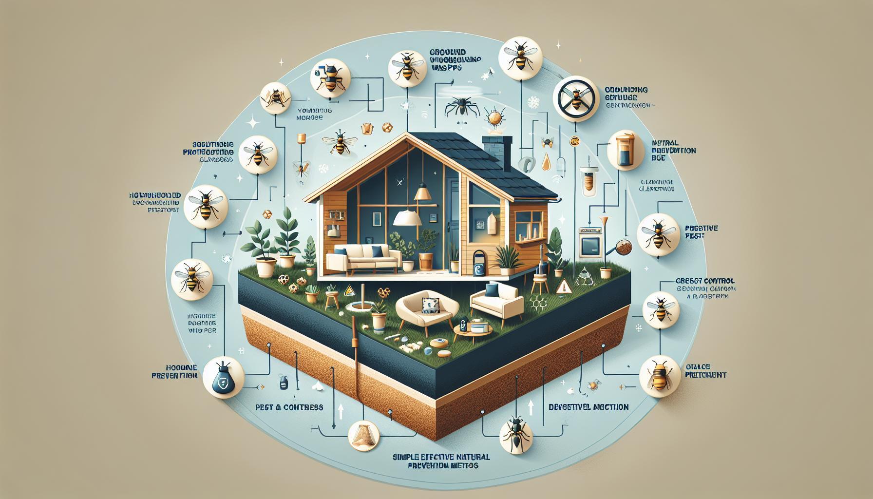 Avispas excavadoras de tierra: Cómo controlar avispas excavadoras de tierra en casa