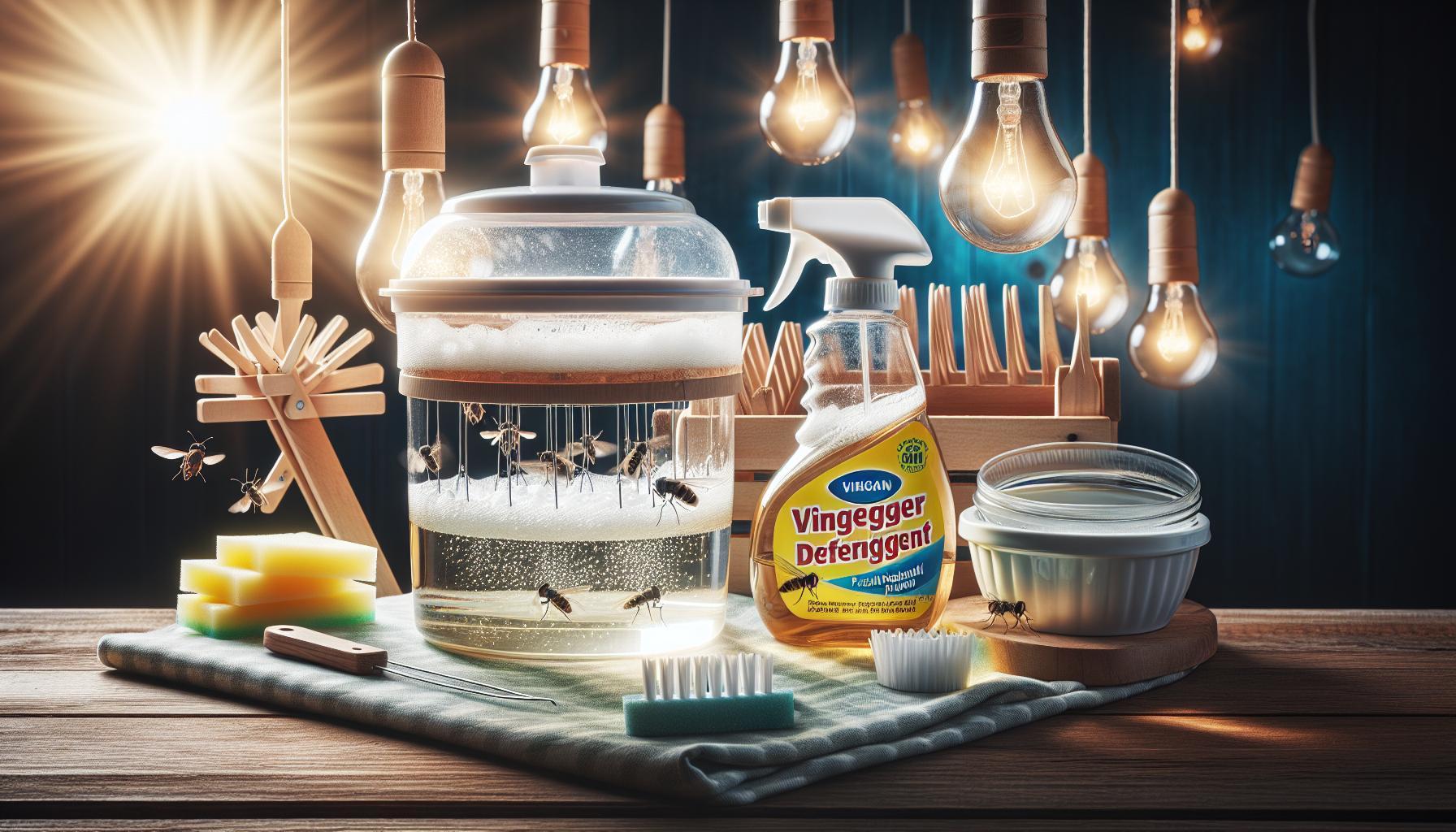 Trampa para Moscas Vinagre y Detergente: Receta Casera Infalible