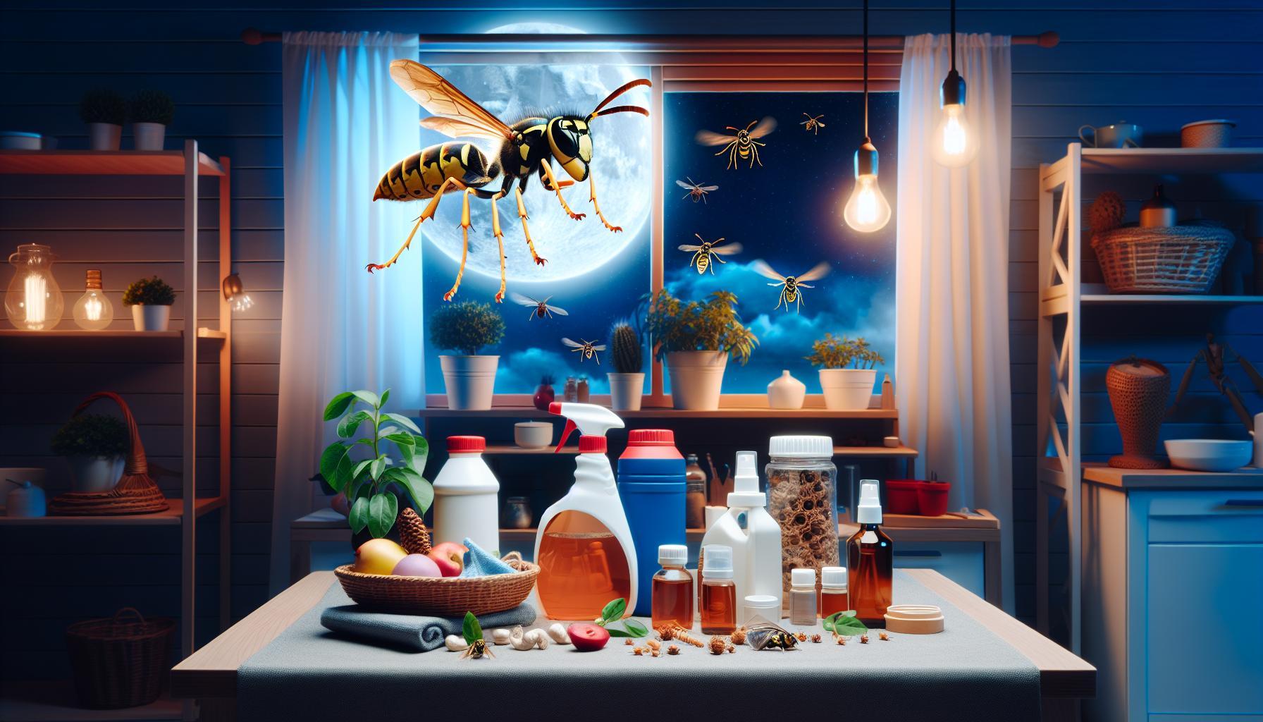 Avispas nocturnas: qué son y cómo mantenerlas fuera de casa