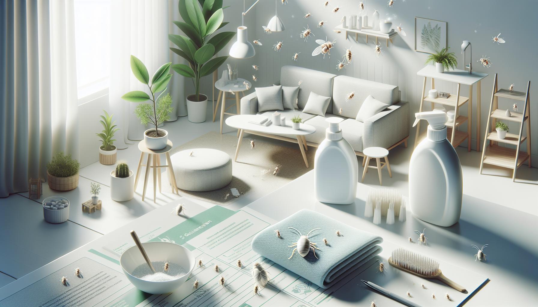 Bichitos blancos diminutos en casa: Identificación y soluciones