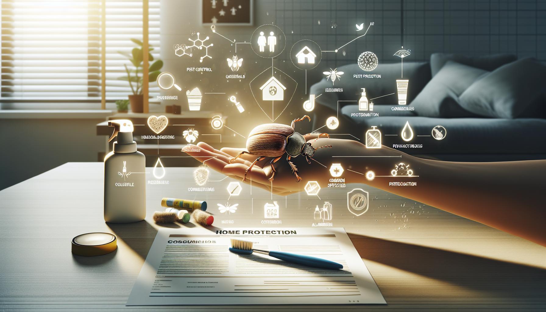 Escarabajo pequeño en casa: Especies comunes y control