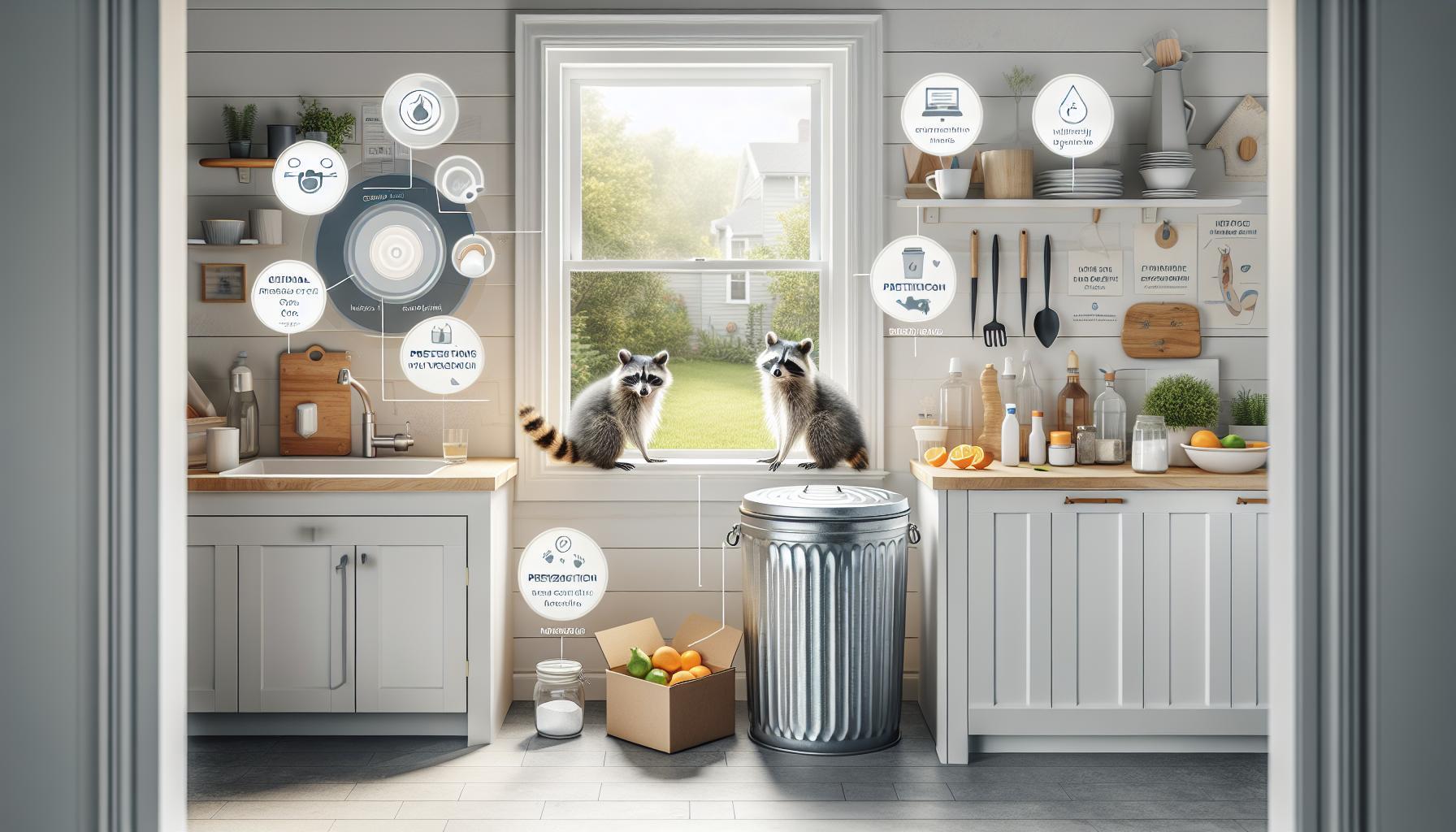 Bebés mapaches: cómo detectar su presencia y evitar daños