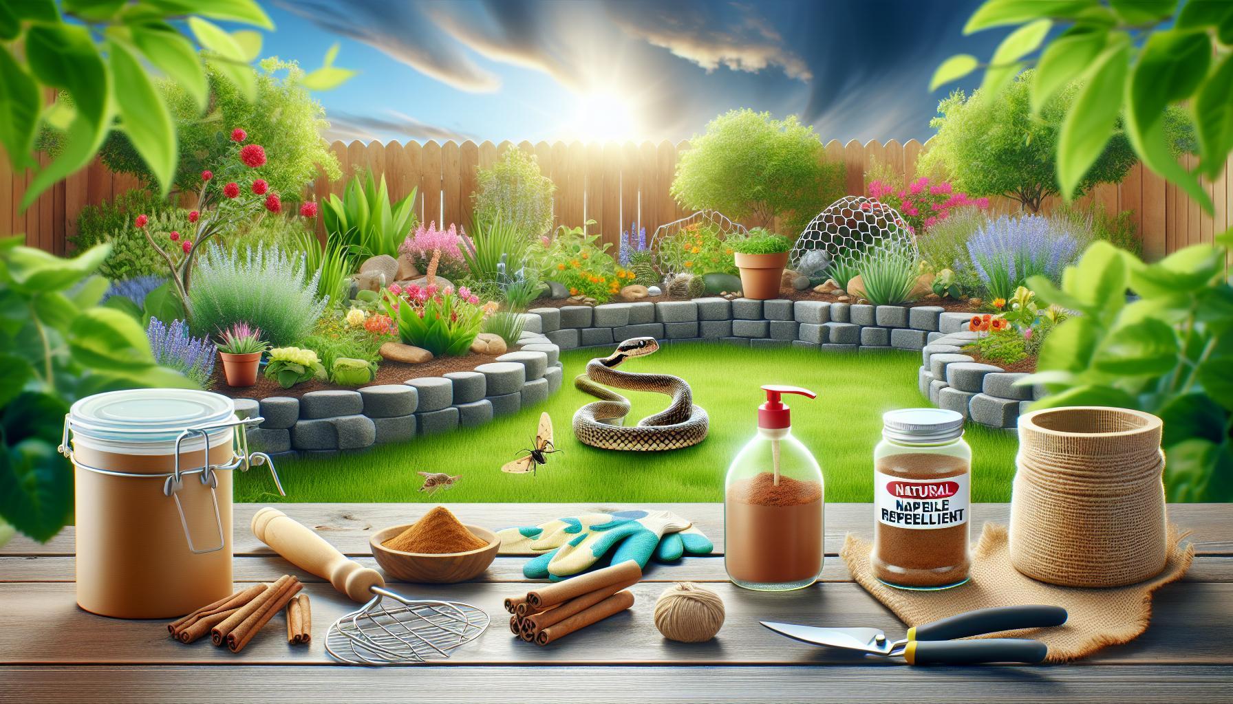 Ahuyentar serpientes de jardín: Técnicas seguras y naturales