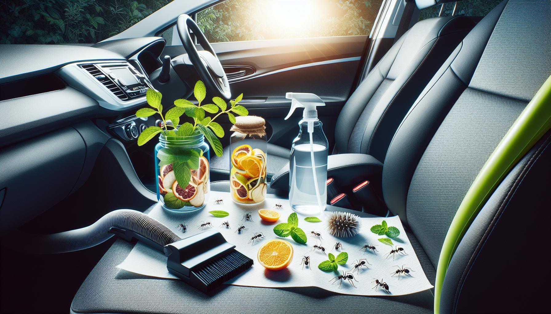 Hormigas en coche: cómo prevenir y eliminar infestaciones