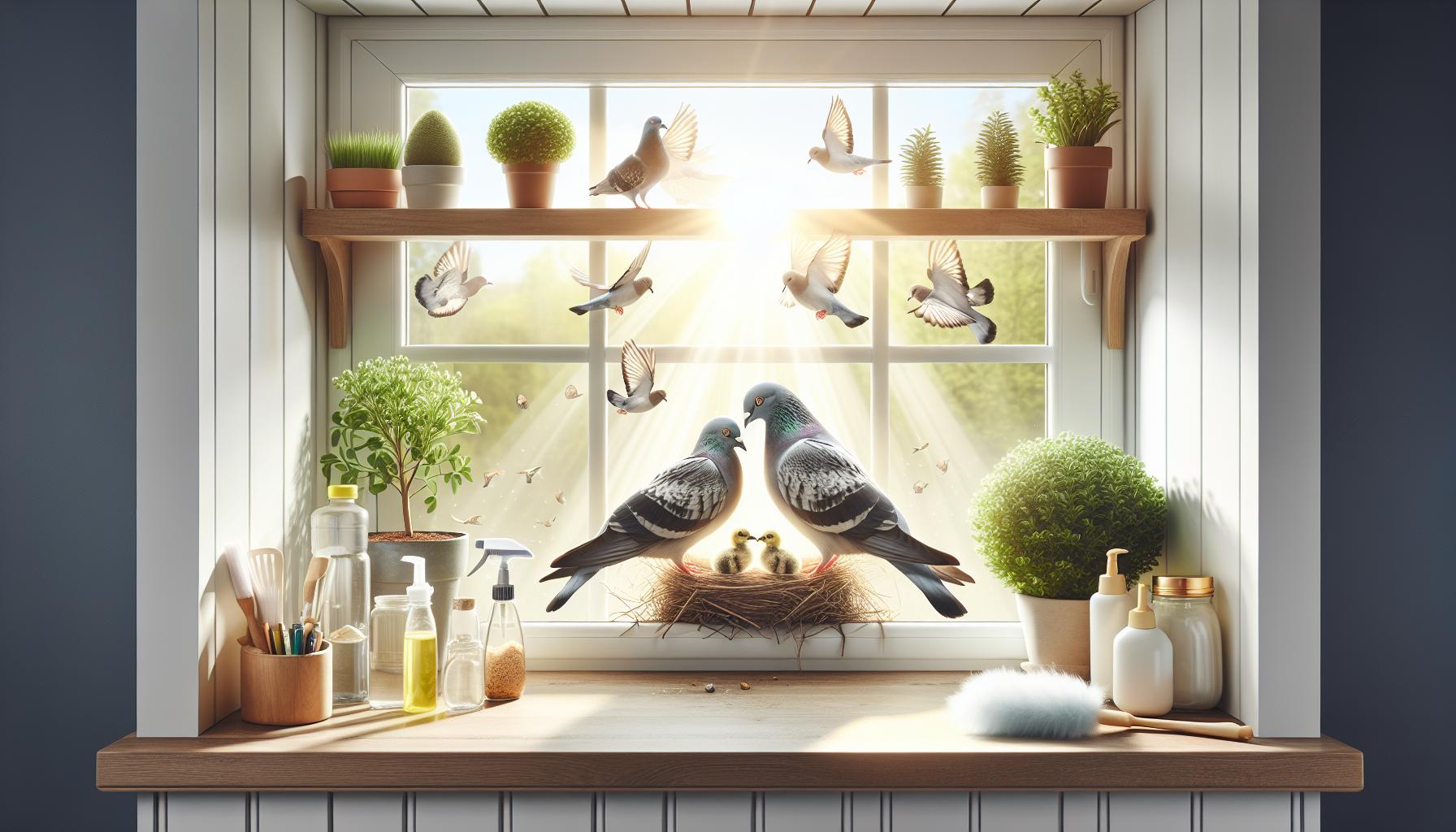 Alimentación durante la crianza: Cómo las palomas cuidan a sus crías