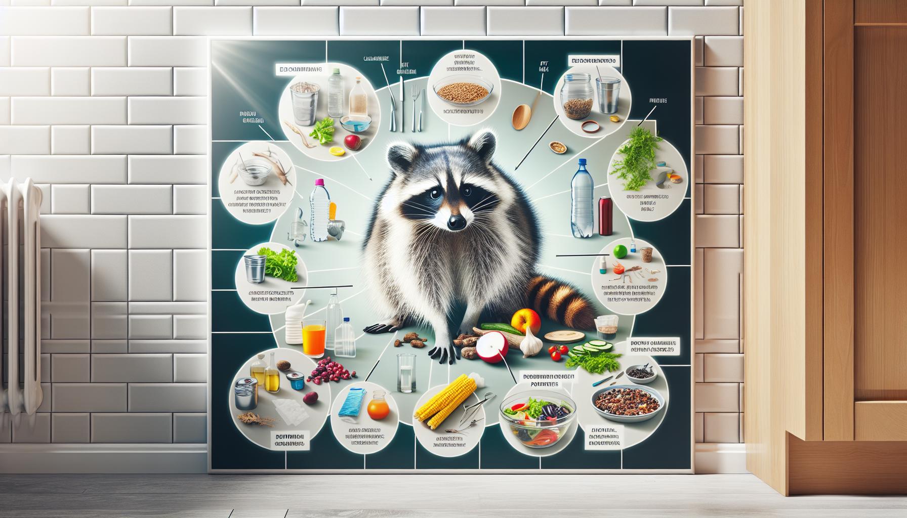 La alimentación variada del mapache: un vistazo a su dieta natural