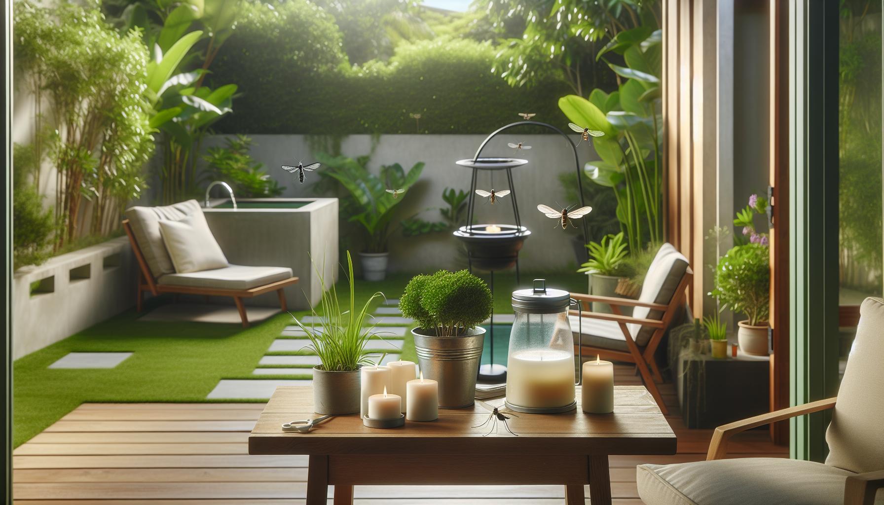 Alternativas a las mosquiteras: Otras soluciones para el control de mosquitos en el patio