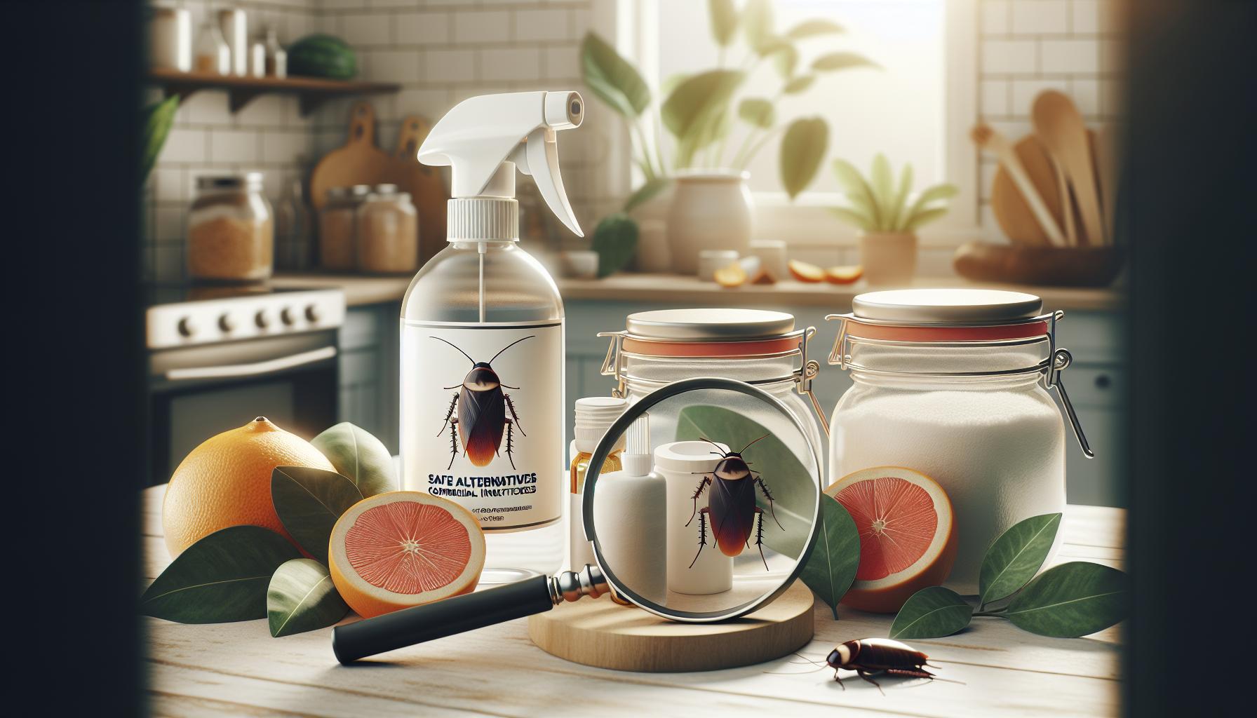 Alternativas seguras a los insecticidas comerciales para combatir cucarachas