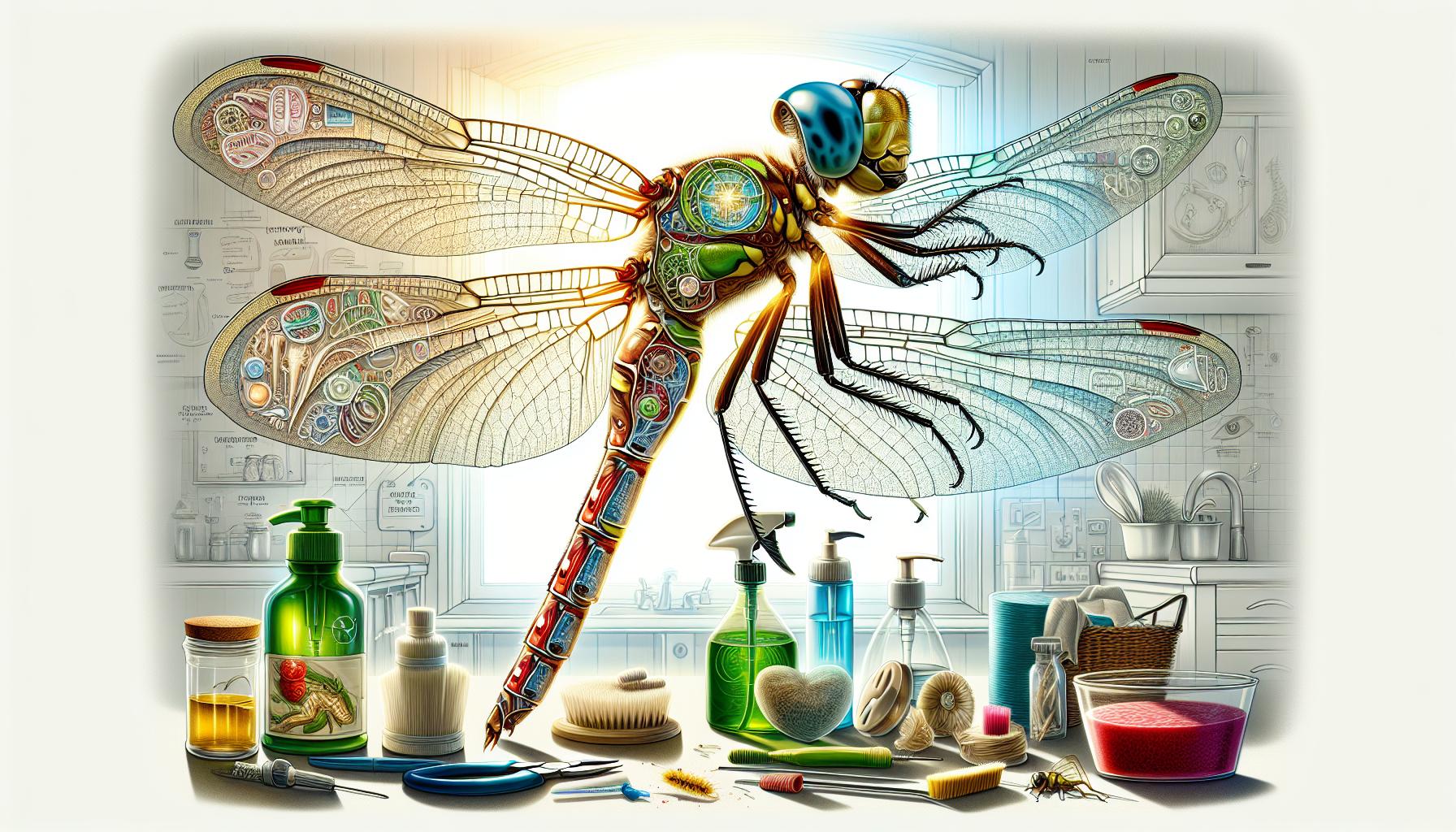 Anatomía de la libélula: ¿Qué partes le permiten capturar a su presa?