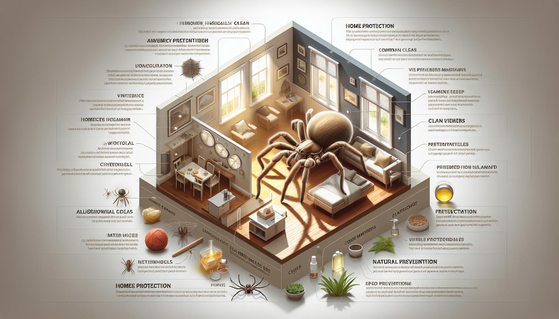 Arañas comunes en nuestras casas: Identificación y características