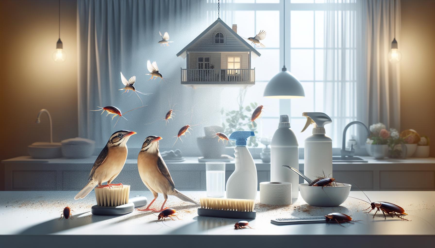 Aves que combaten las cucarachas: Aliadas inesperadas en el hogar