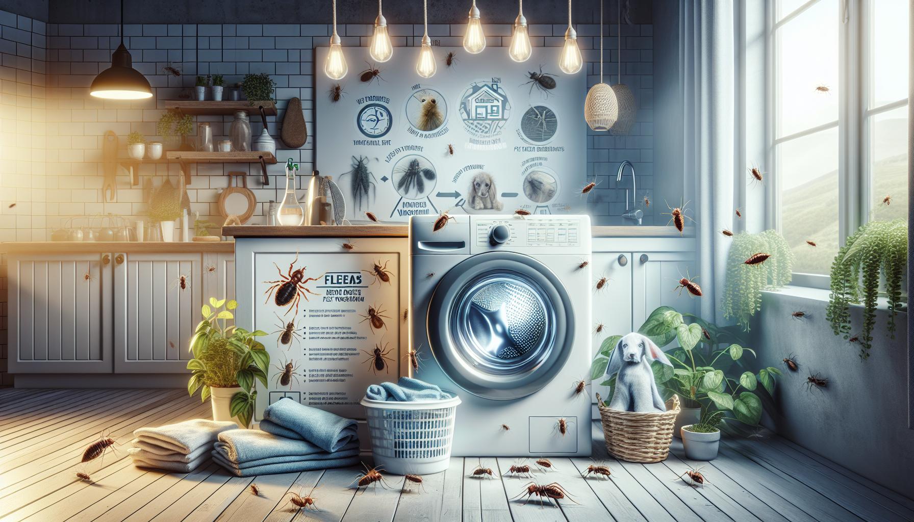 ¿Cómo actúa la lavadora contra las pulgas? Mitos y realidades
