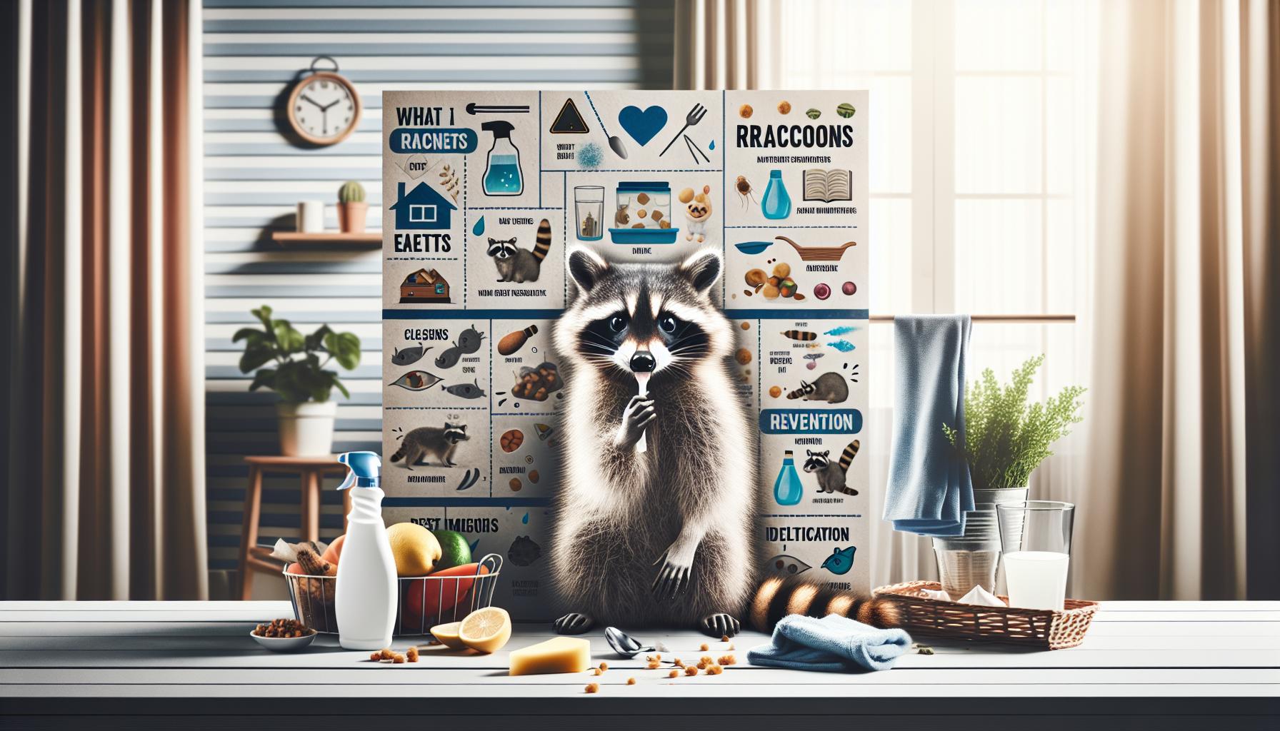 Qué come un mapache y cómo prevenir su presencia en casa