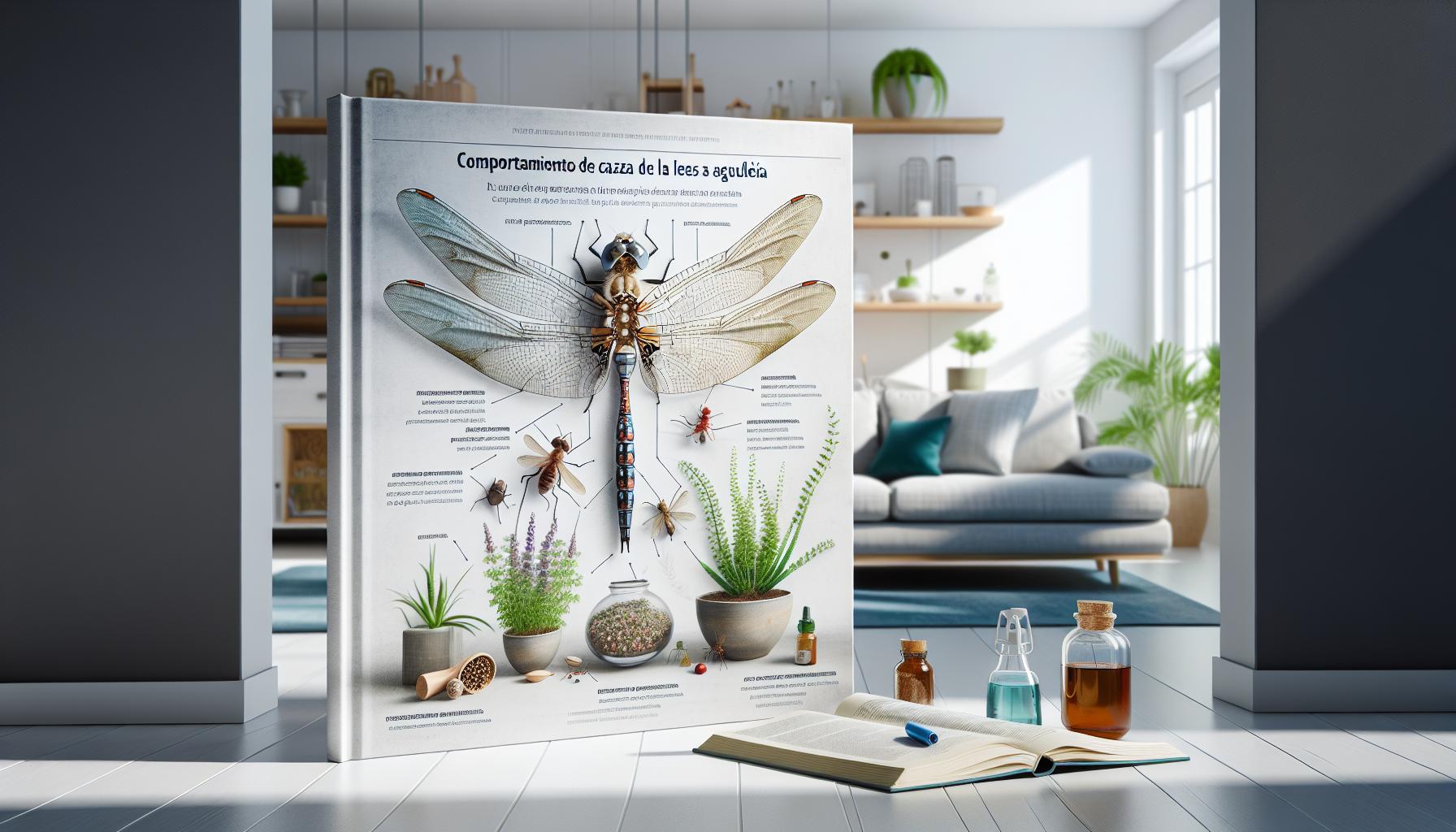 Comportamiento de caza de las libélulas: Verdades sobre su dieta y agresividad