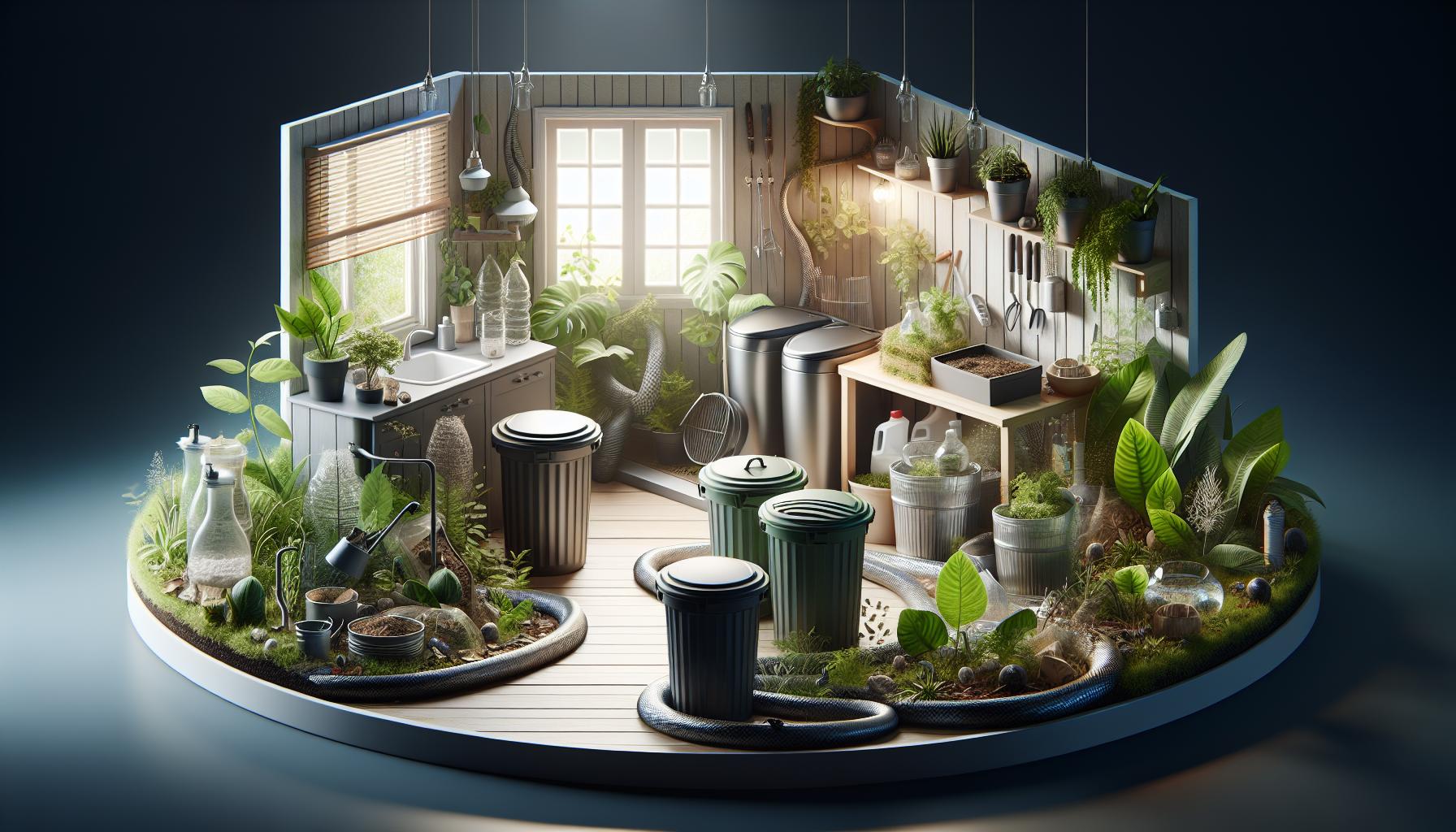 Consejos para crear un entorno menos atractivo para las serpientes esqueleto