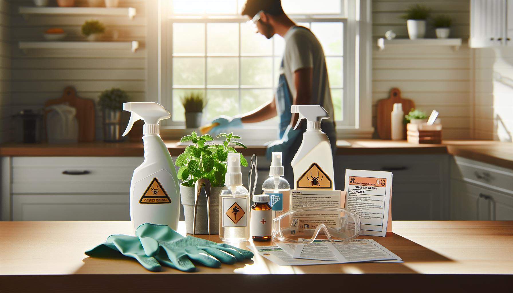 Consideraciones de seguridad al usar productos químicos en casa