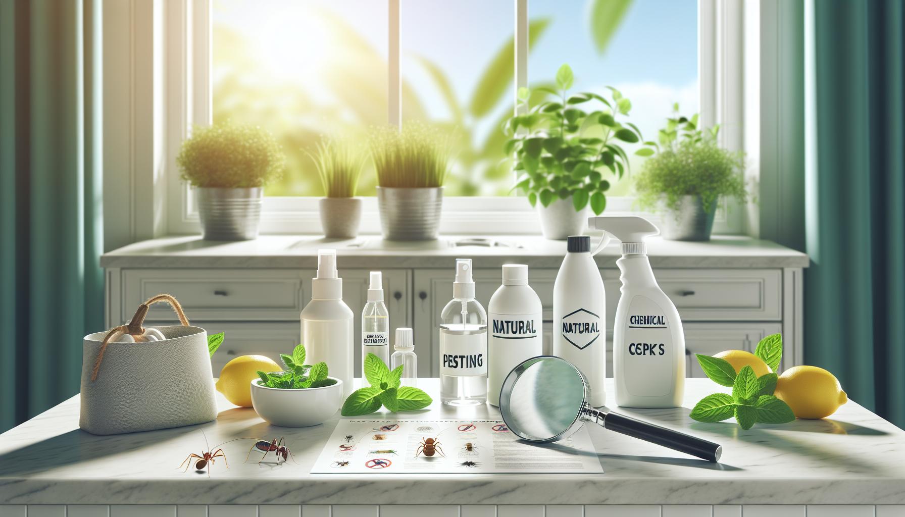 Cuando lo natural no es suficiente: Opciones químicas y seguridad en el hogar