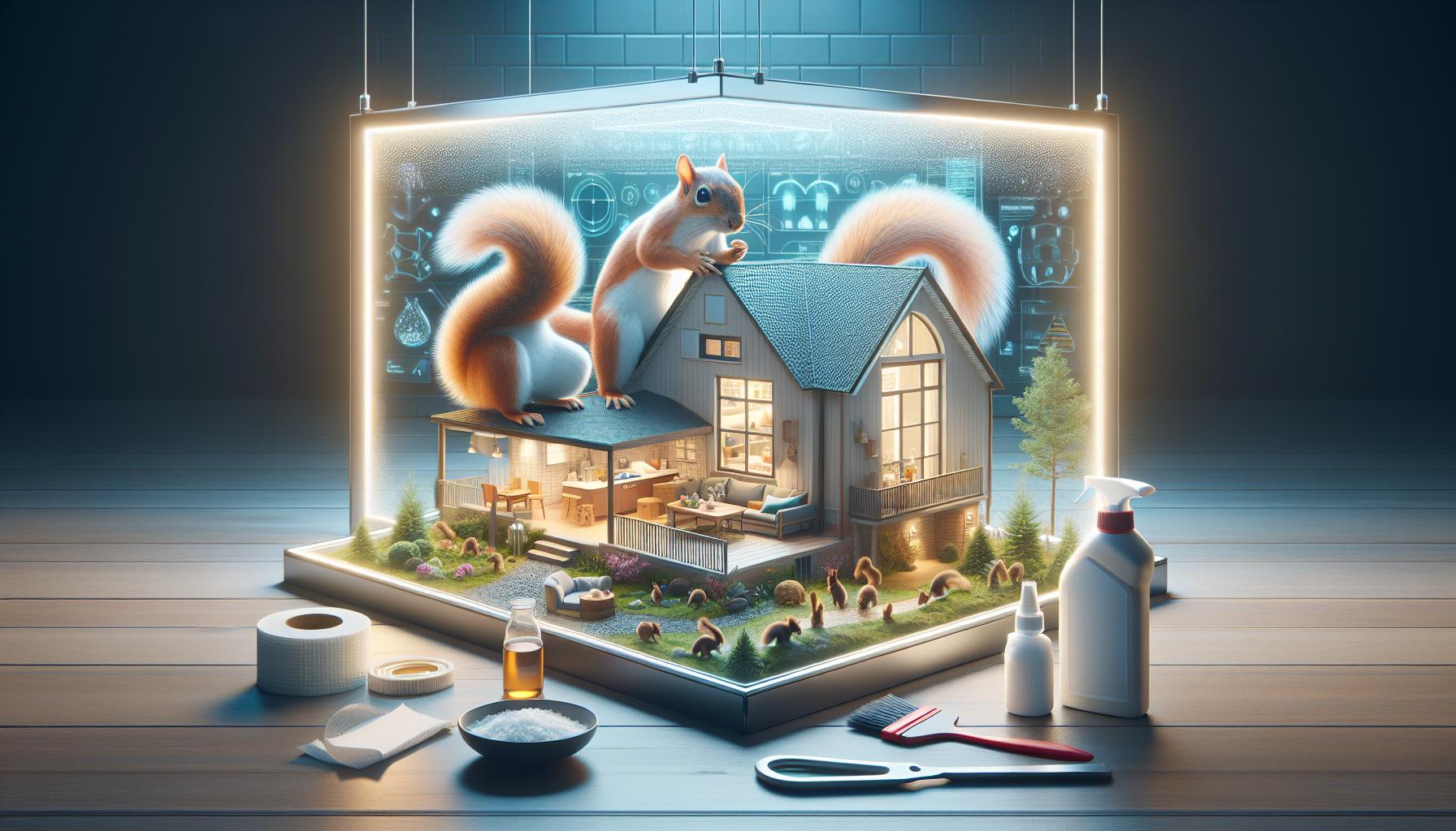 Cuando es necesario recurrir a profesionales para controlar la población de ardillas