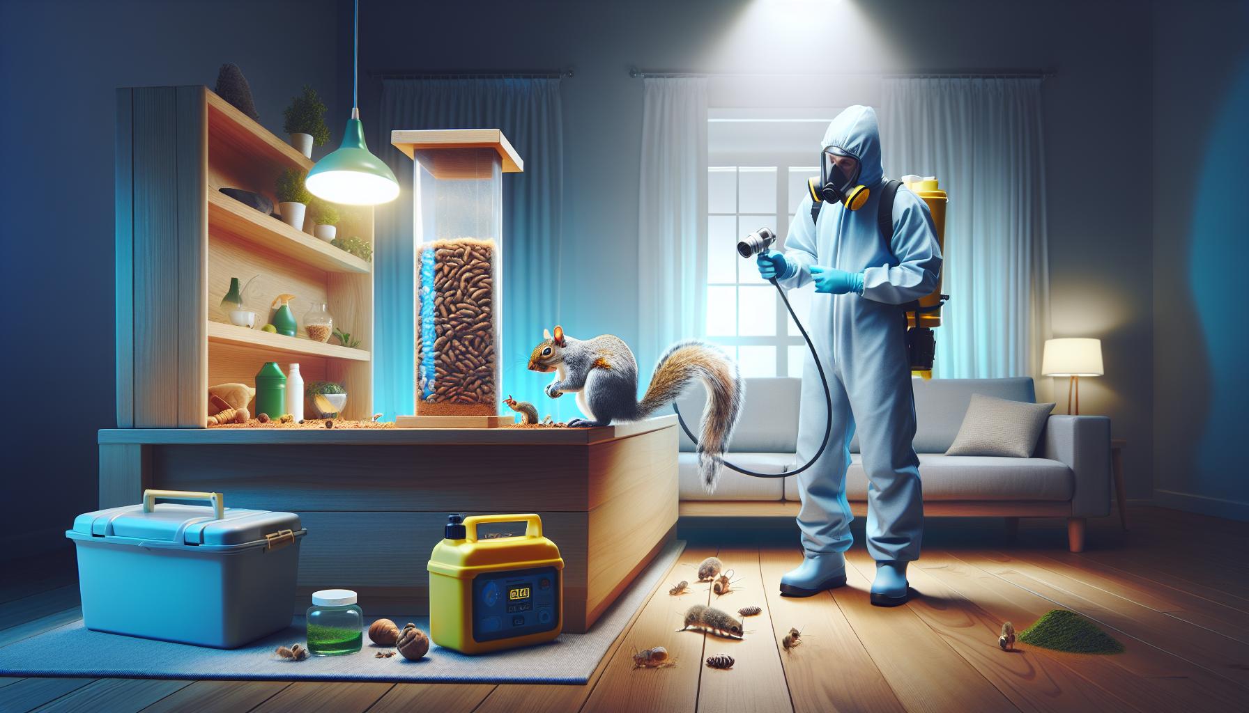 Cuándo considerar la ayuda de un profesional para el control de ardillas