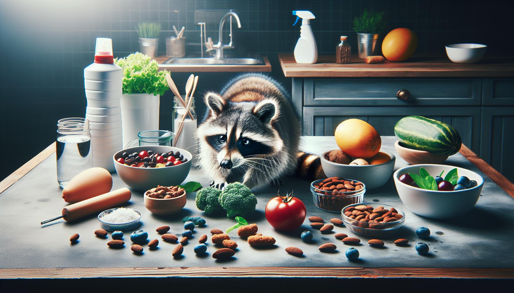 La dieta variada del mapache: ¿Qué alimentos atraen a estos animales?