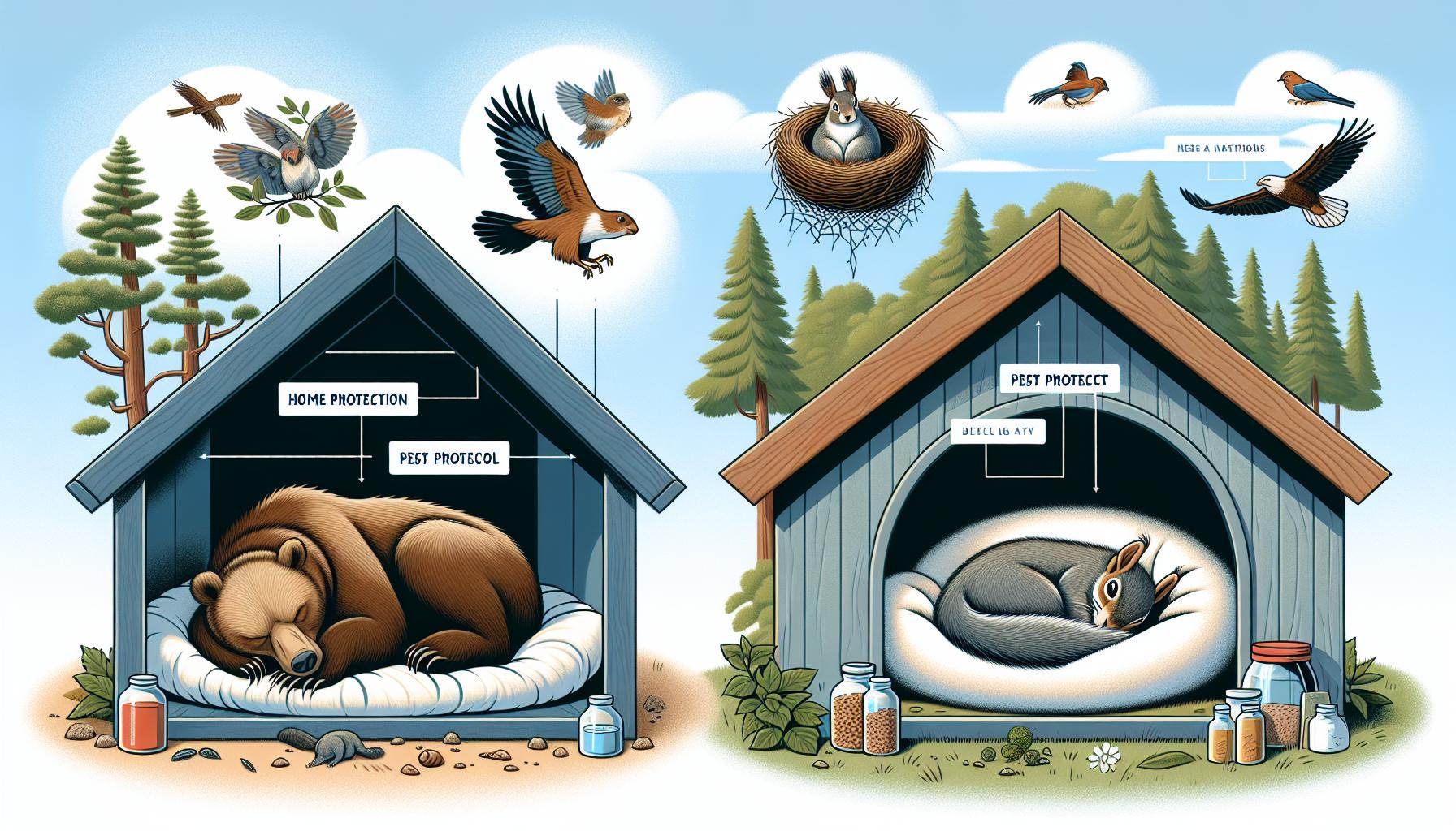 Diferencias entre hibernación y otros estados de reposo en animales