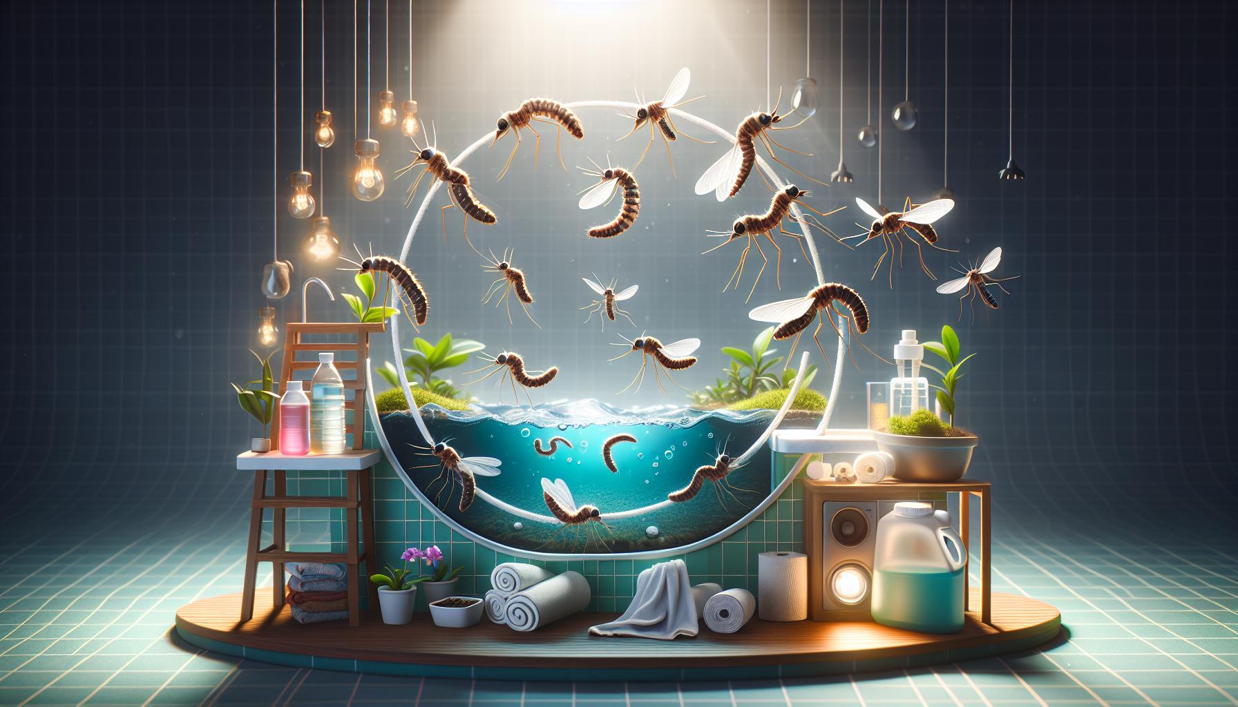 Entendiendo el Ciclo de Vida de las Larvas de Mosquito en la Piscina