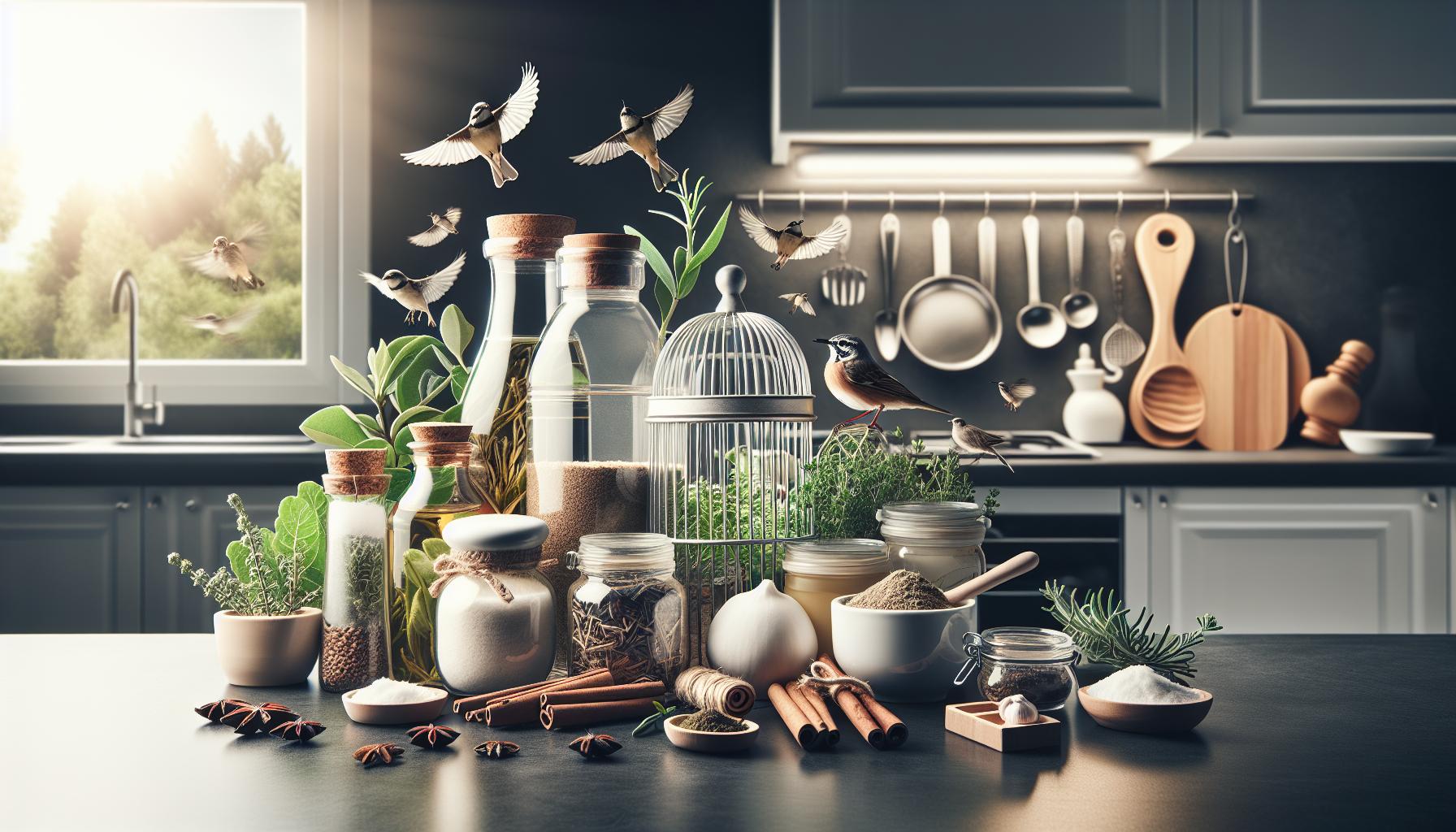 Esenciales de cocina: ingredientes naturales que ahuyentan pájaros