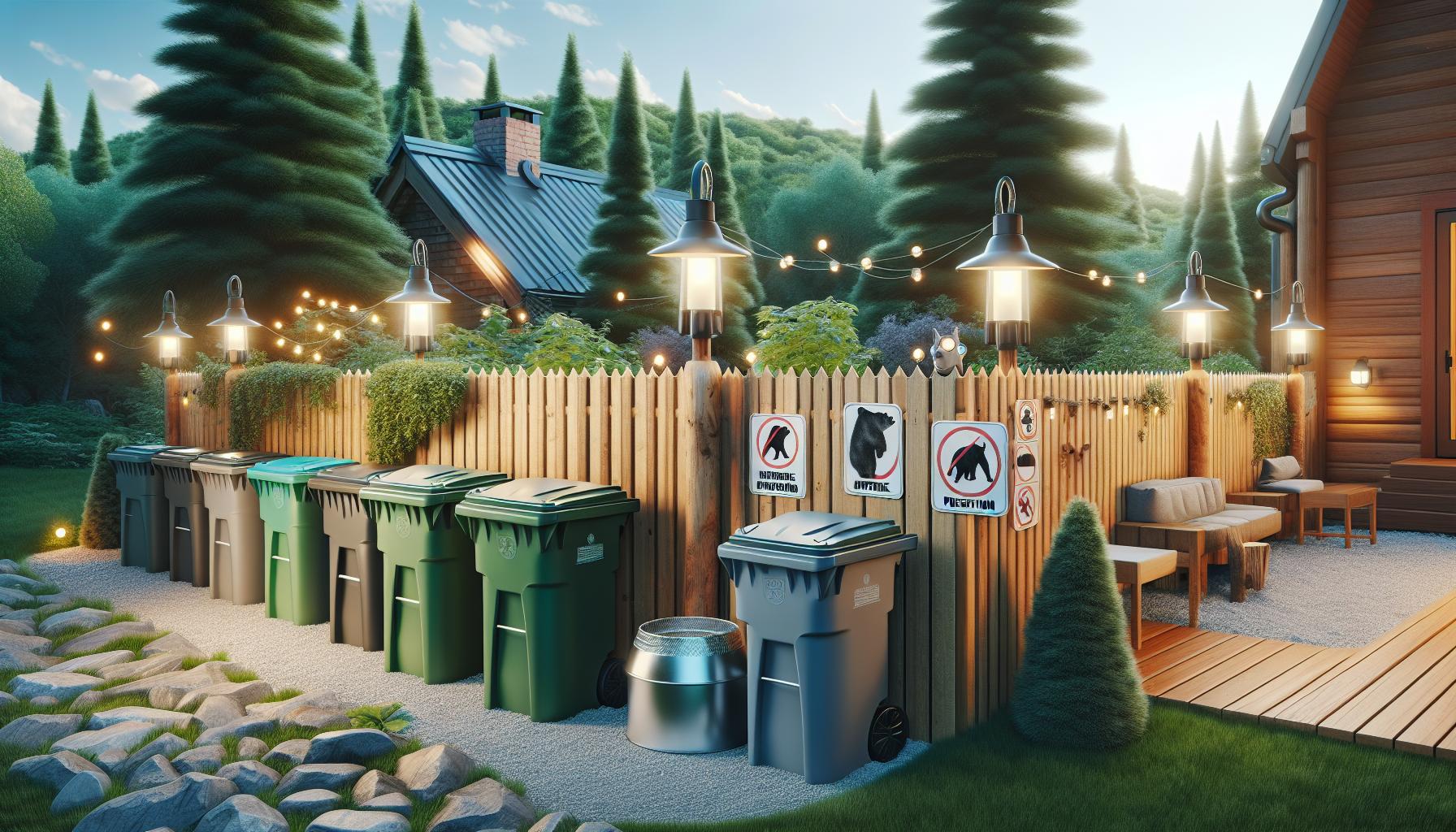 Estrategias efectivas para mantener a los osos alejados de tu propiedad