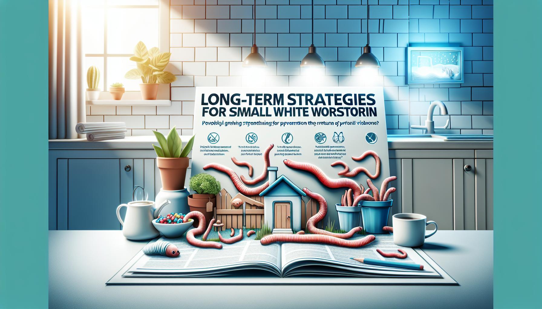 Estrategias a largo plazo: Cómo evitar que los gusanos pequeños blancos regresen