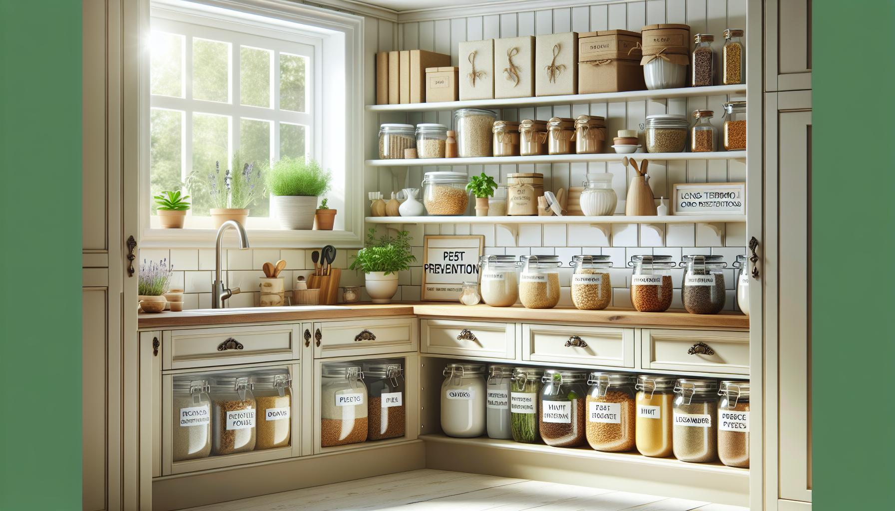 Estrategias a largo plazo: mantener tu cocina y despensa a salvo de plagas