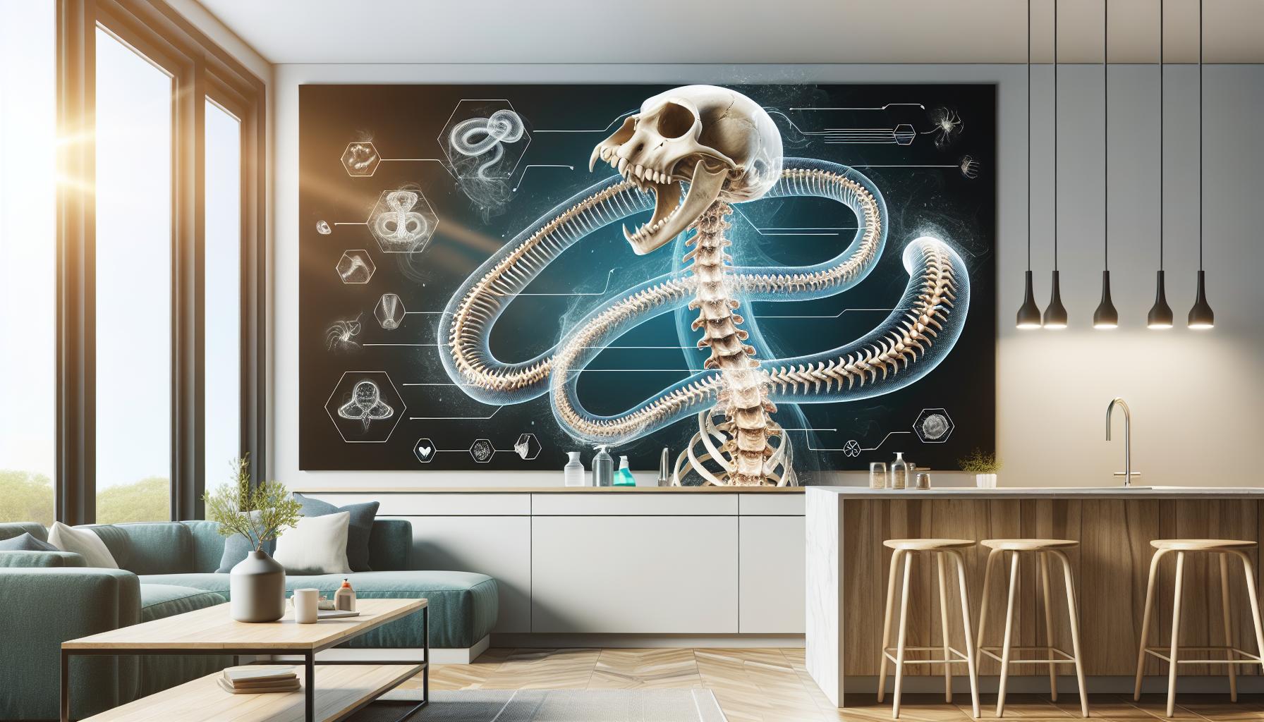 La estructura ósea de las serpientes: ¿realmente existen huesos?
