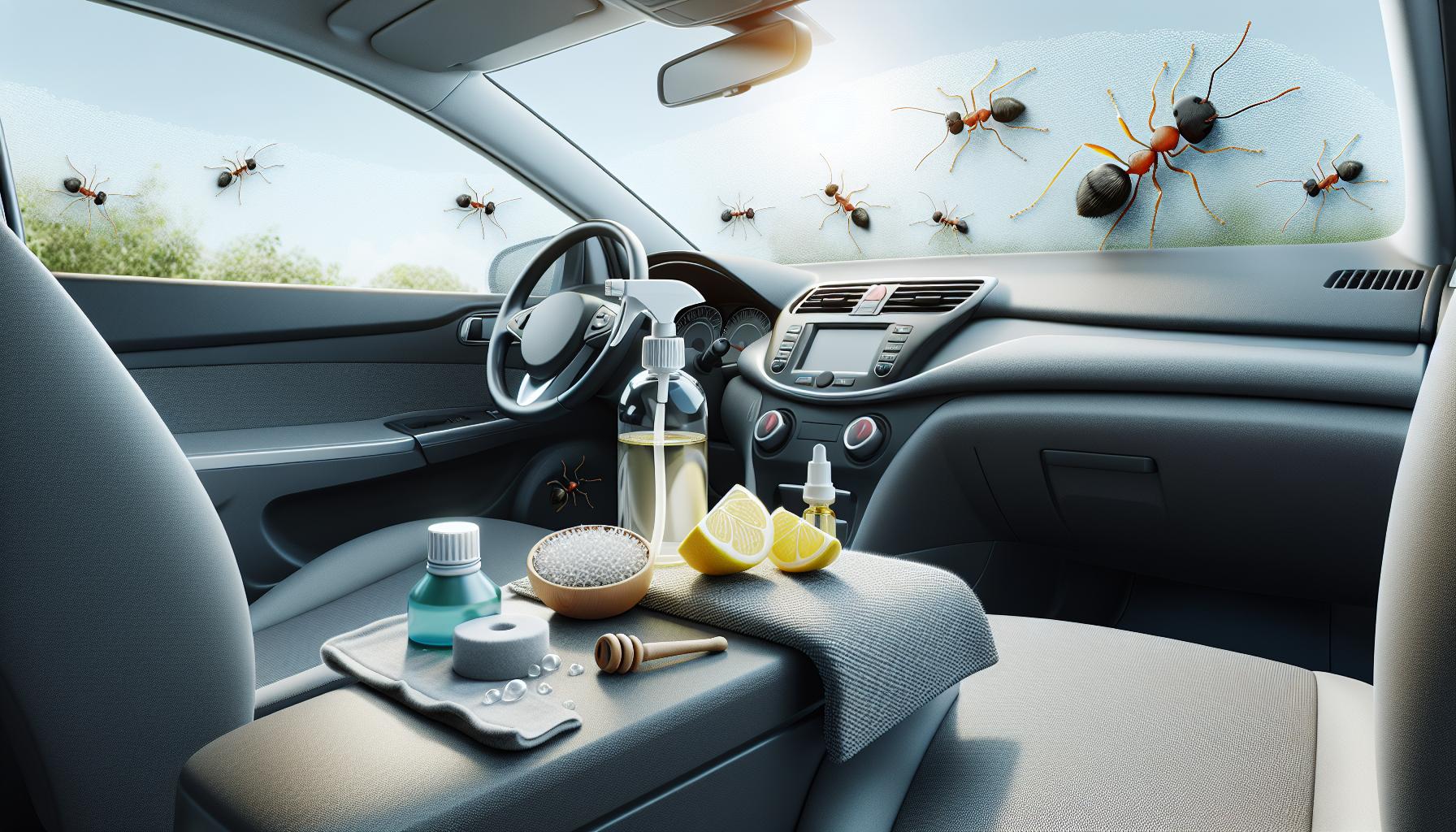 Hormigas en coche: cómo prevenir y eliminar infestaciones