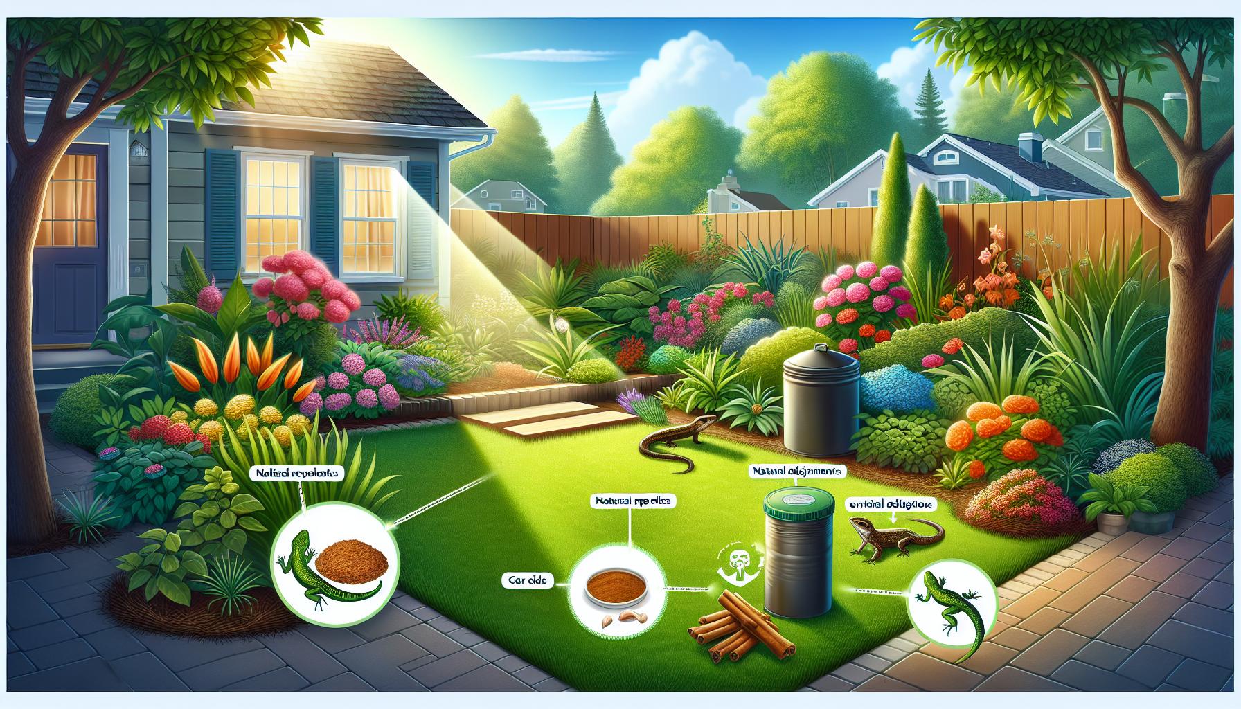 La importancia de un jardín saludable para evitar invasiones de lagartos