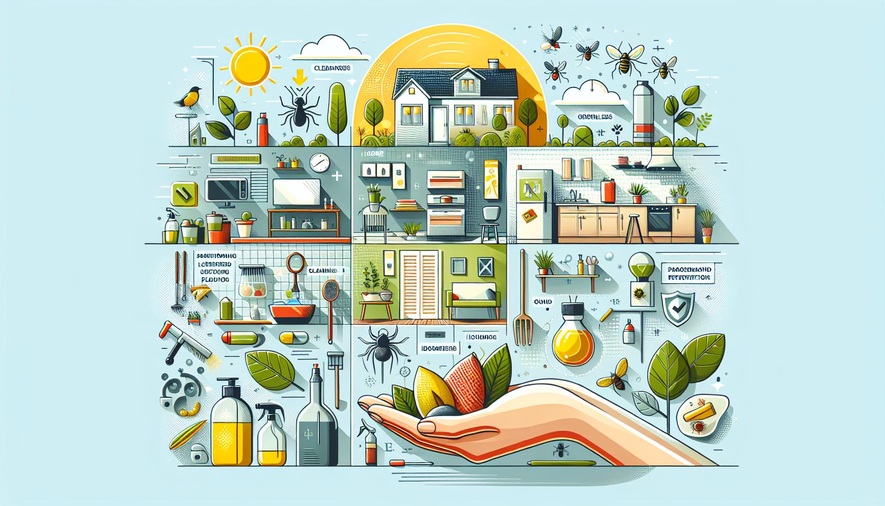 La importancia de la limpieza y el orden para un hogar libre de plagas