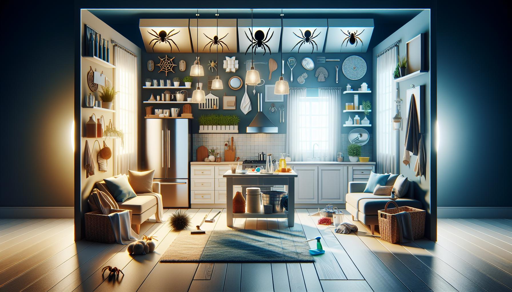 La importancia de la limpieza y el orden: Una barrera natural contra las arañas