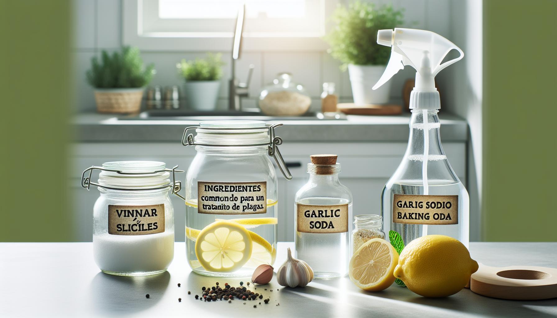 5. Ingredientes comunes para un tratamiento DIY de plagas