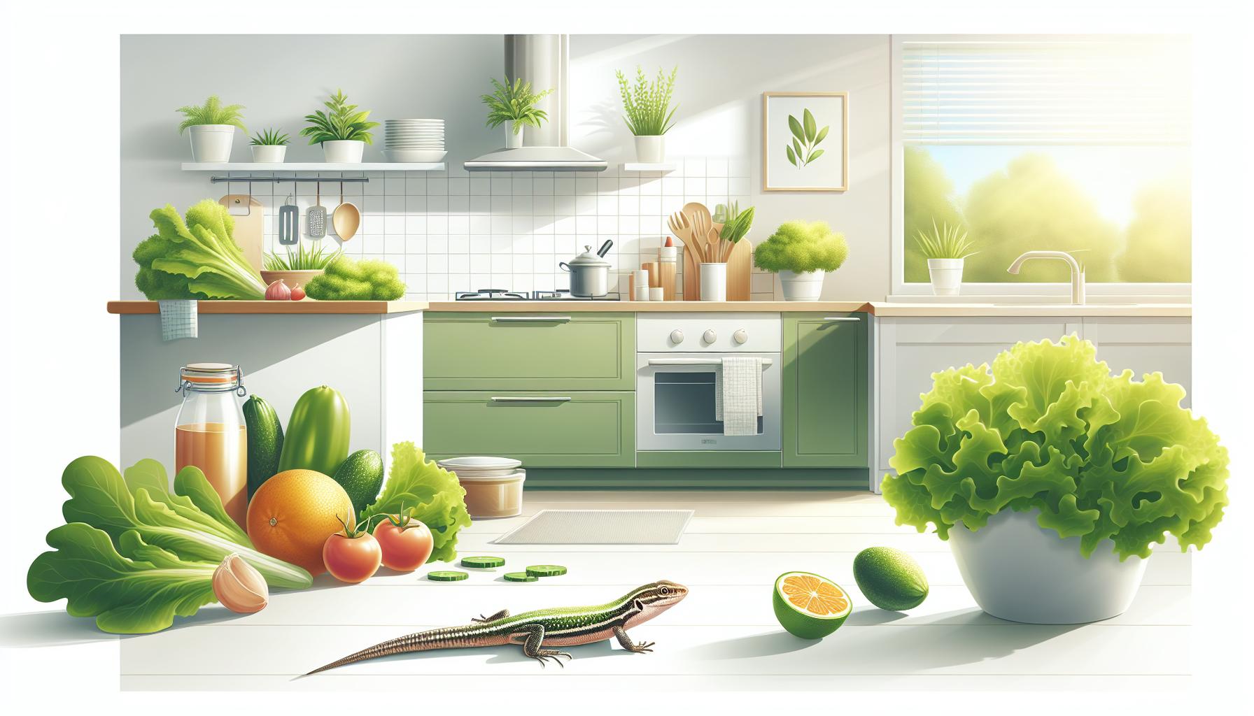 La Lechuga y Otros Alimentos: ¿Qué Pueden Comer Realmente las Lagartijas?