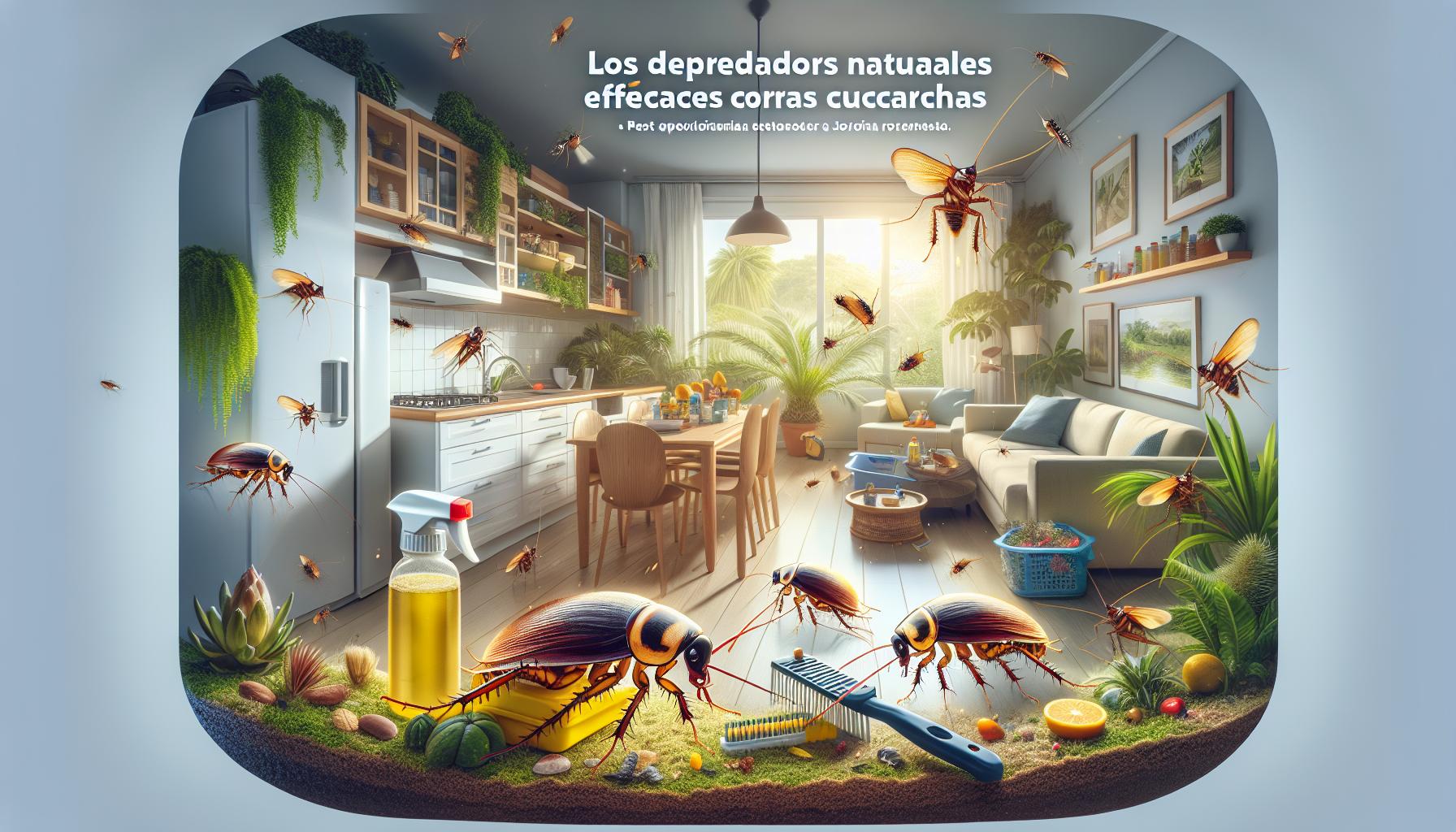 Los depredadores naturales más eficaces contra las cucarachas