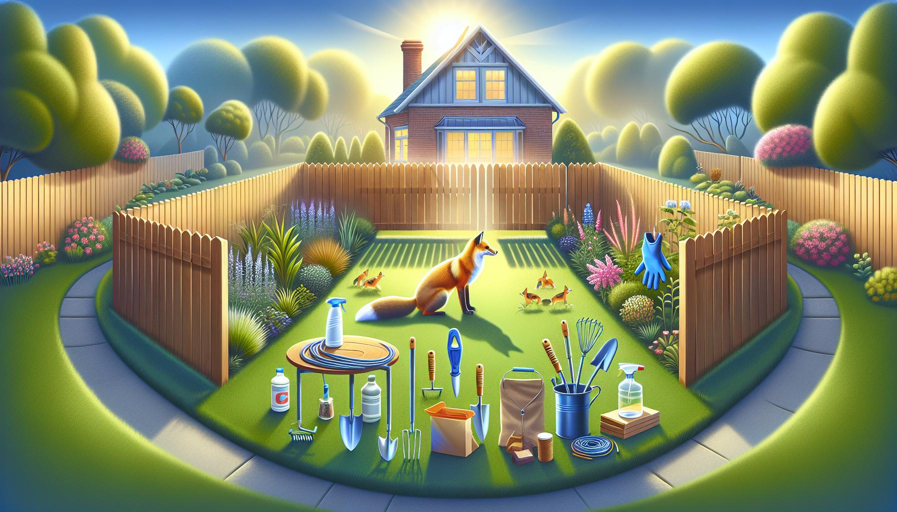 Manteniendo la Calma: Cómo Gestionar la Situación si Encuentras un Zorro en tu Patio