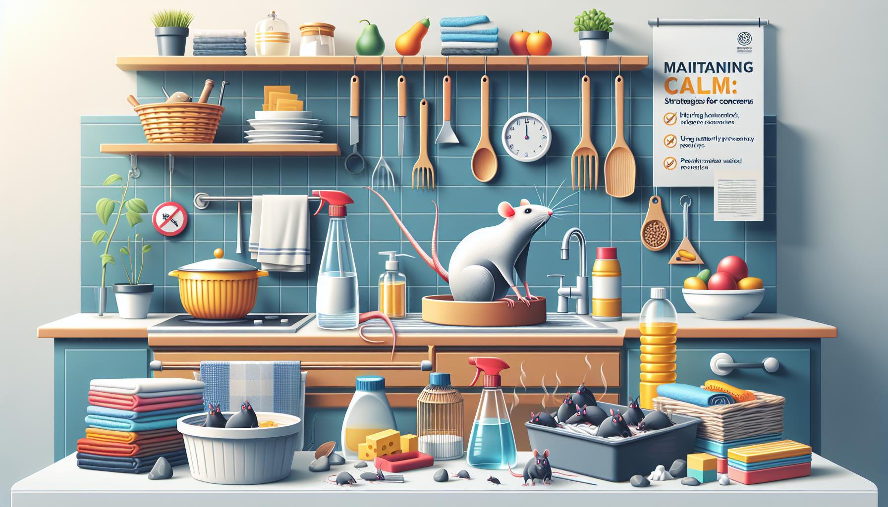 Manteniendo la calma: Estrategias para manejar la preocupación por las ratas
