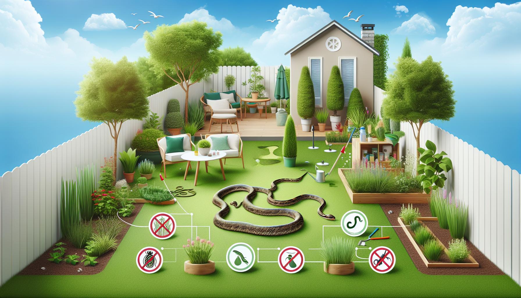 Mitos comunes sobre las serpientes en el hogar y el jardín