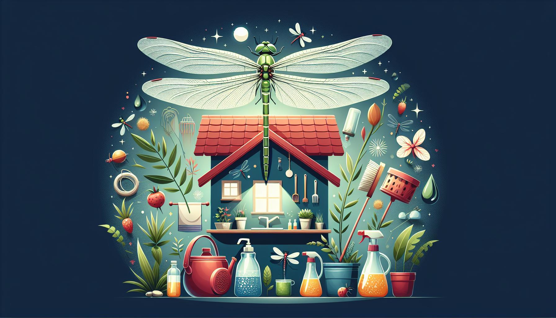 Métodos ecológicos para mantener alejadas a las libélulas sin comprometer el medio ambiente