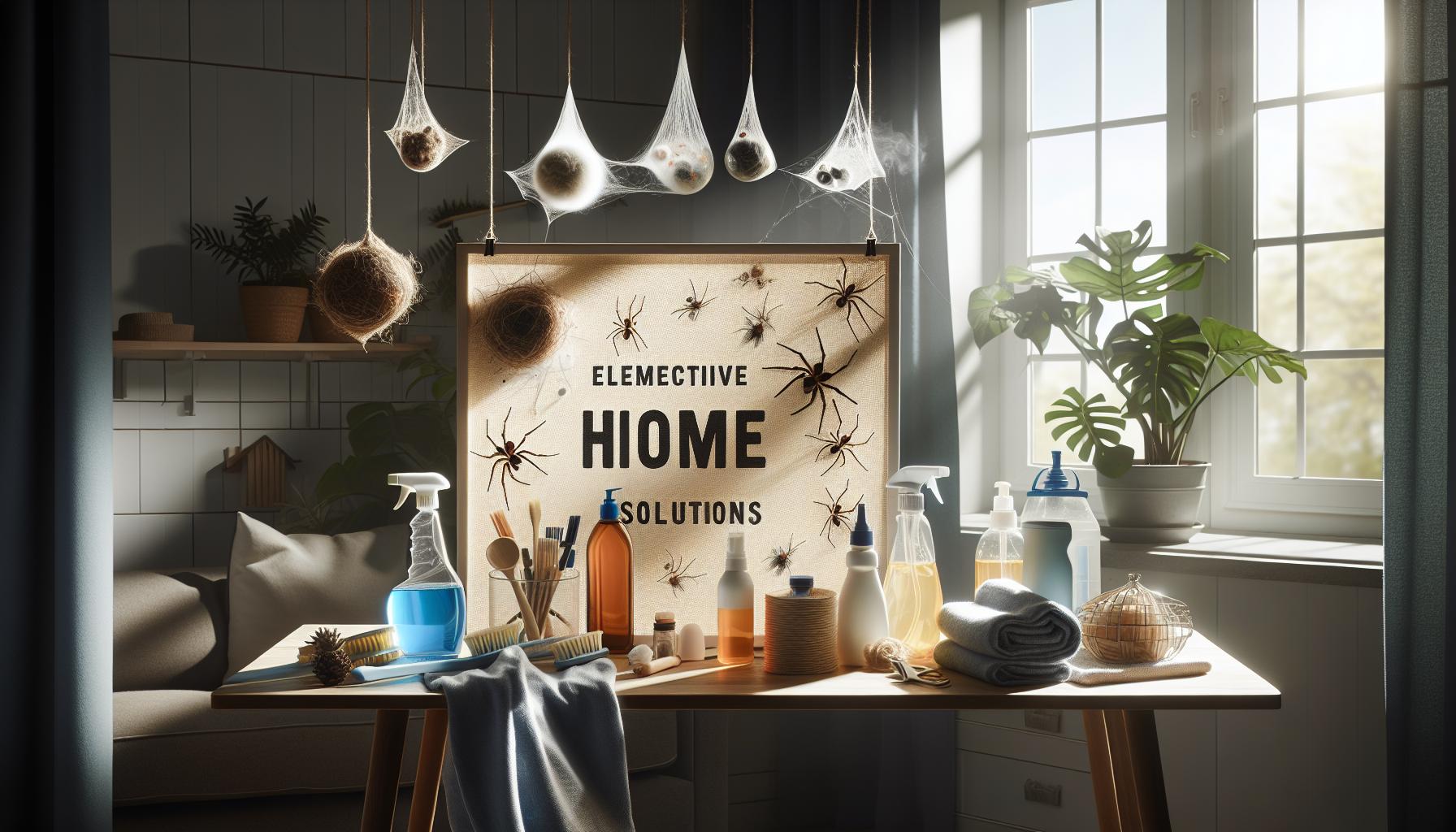 Métodos naturales para eliminar nidos de arañas: Soluciones caseras efectivas