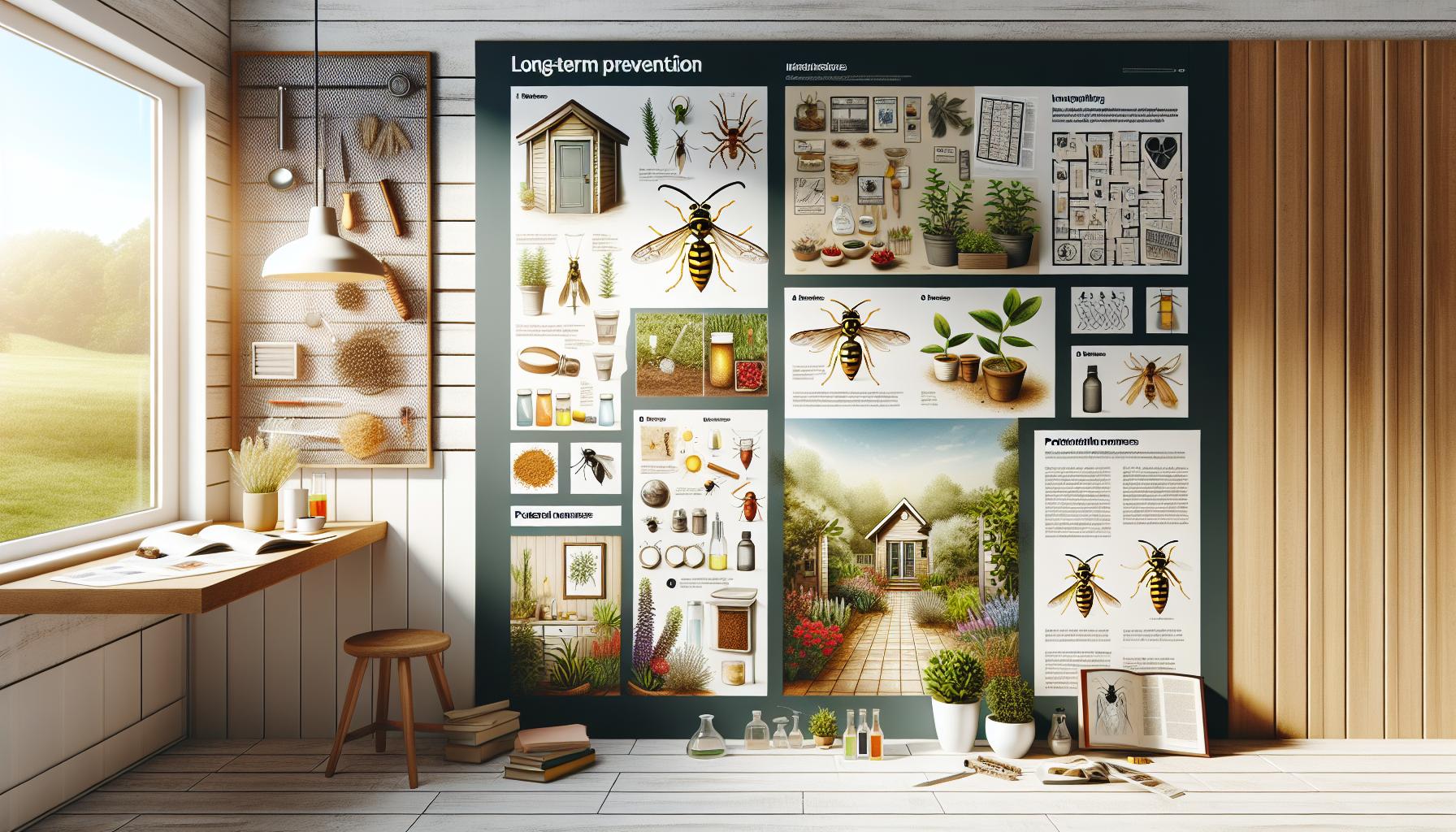 Prevención a largo plazo: Estrategias para evitar que las avispas excavadoras regresen