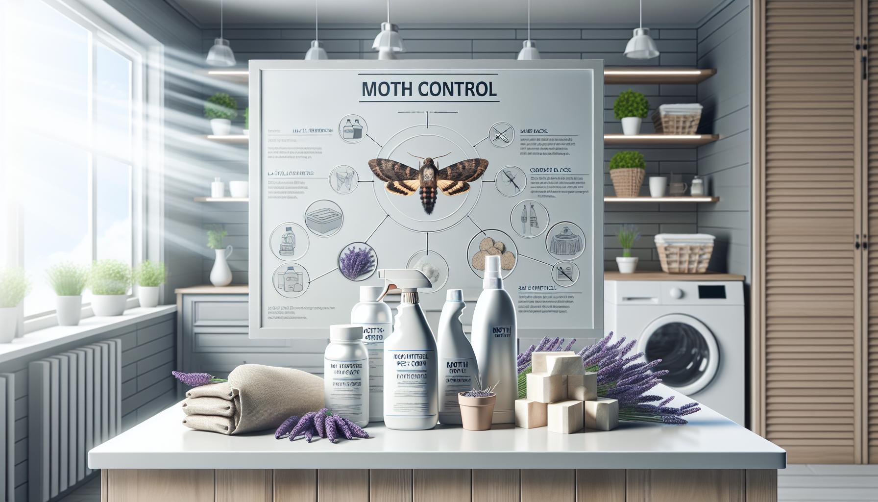 Productos químicos: opciones efectivas y seguras para el control de polillas