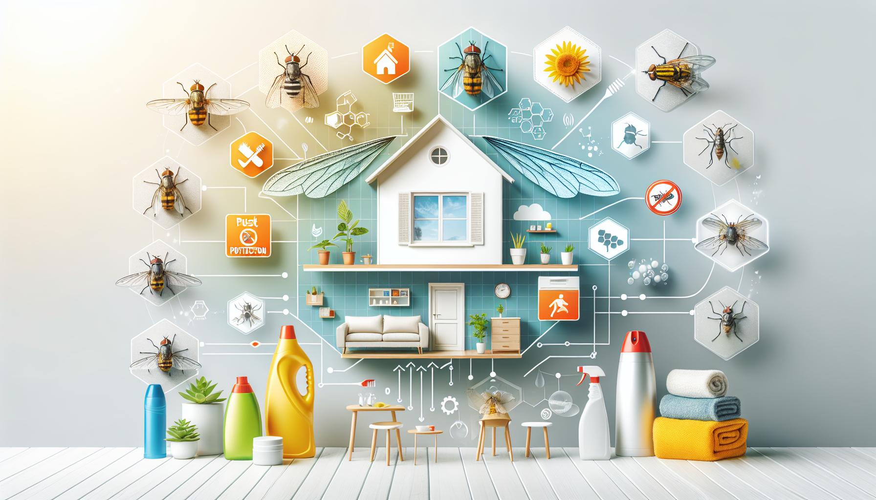 Productos químicos y su uso seguro para el control de moscas