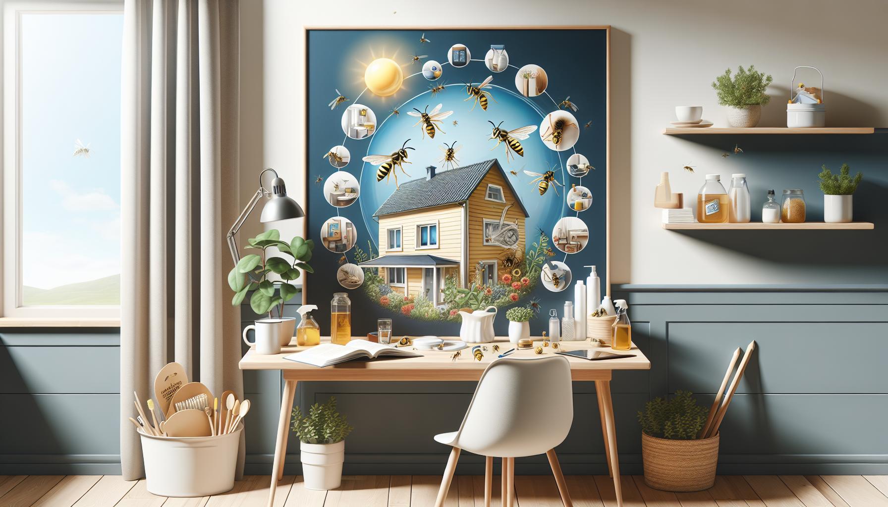 Señales de alerta: Cómo identificar la presencia de avispas en tu hogar