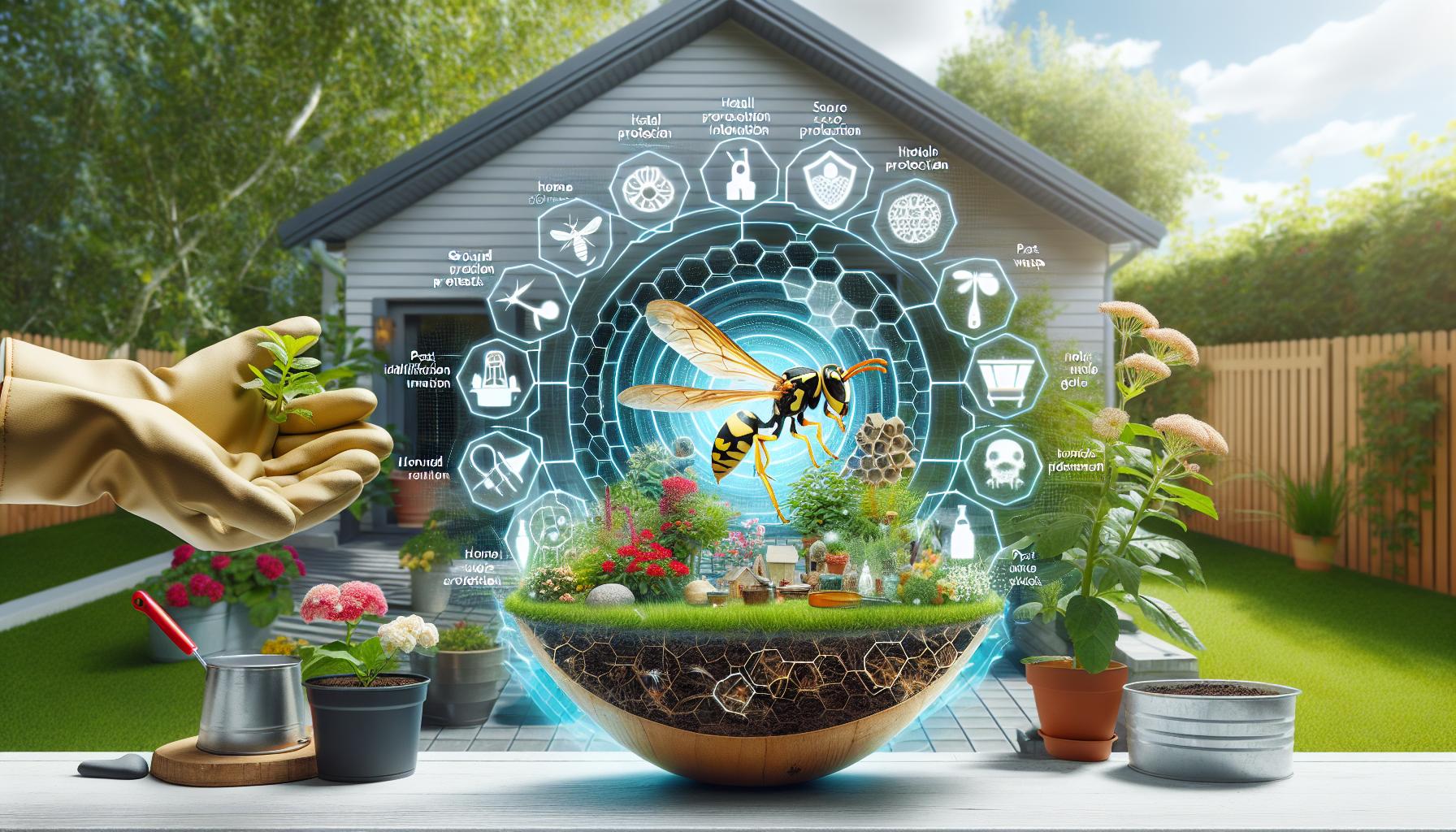 Señales de infestación: Cómo identificar la presencia de avispas excavadoras de tierra en tu jardín