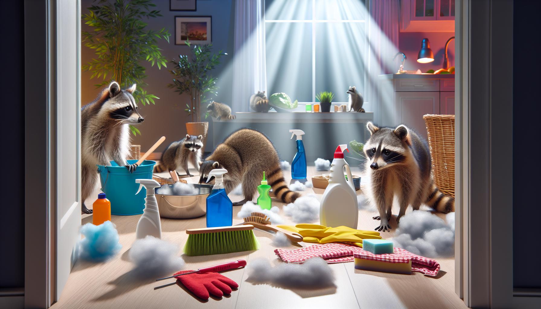 Señales de que los mapaches están invadiendo tu hogar