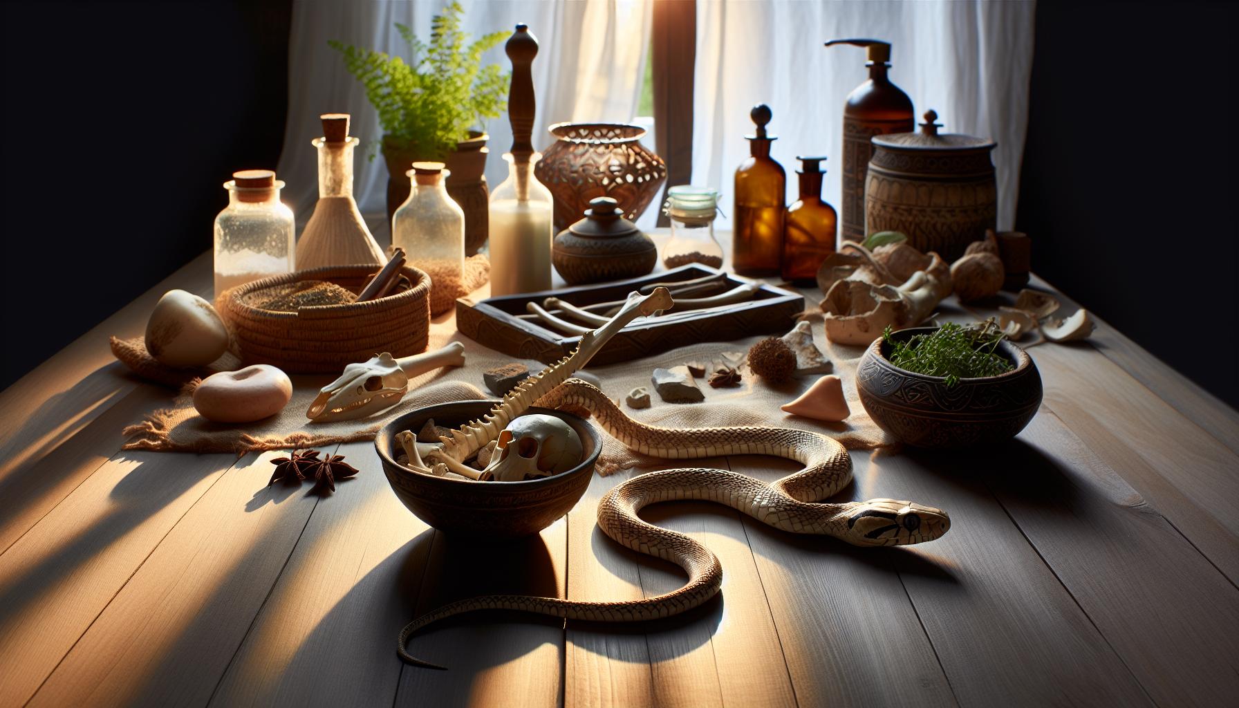 Significado Cultural de los Huesos de Serpiente en Diferentes Tradiciones